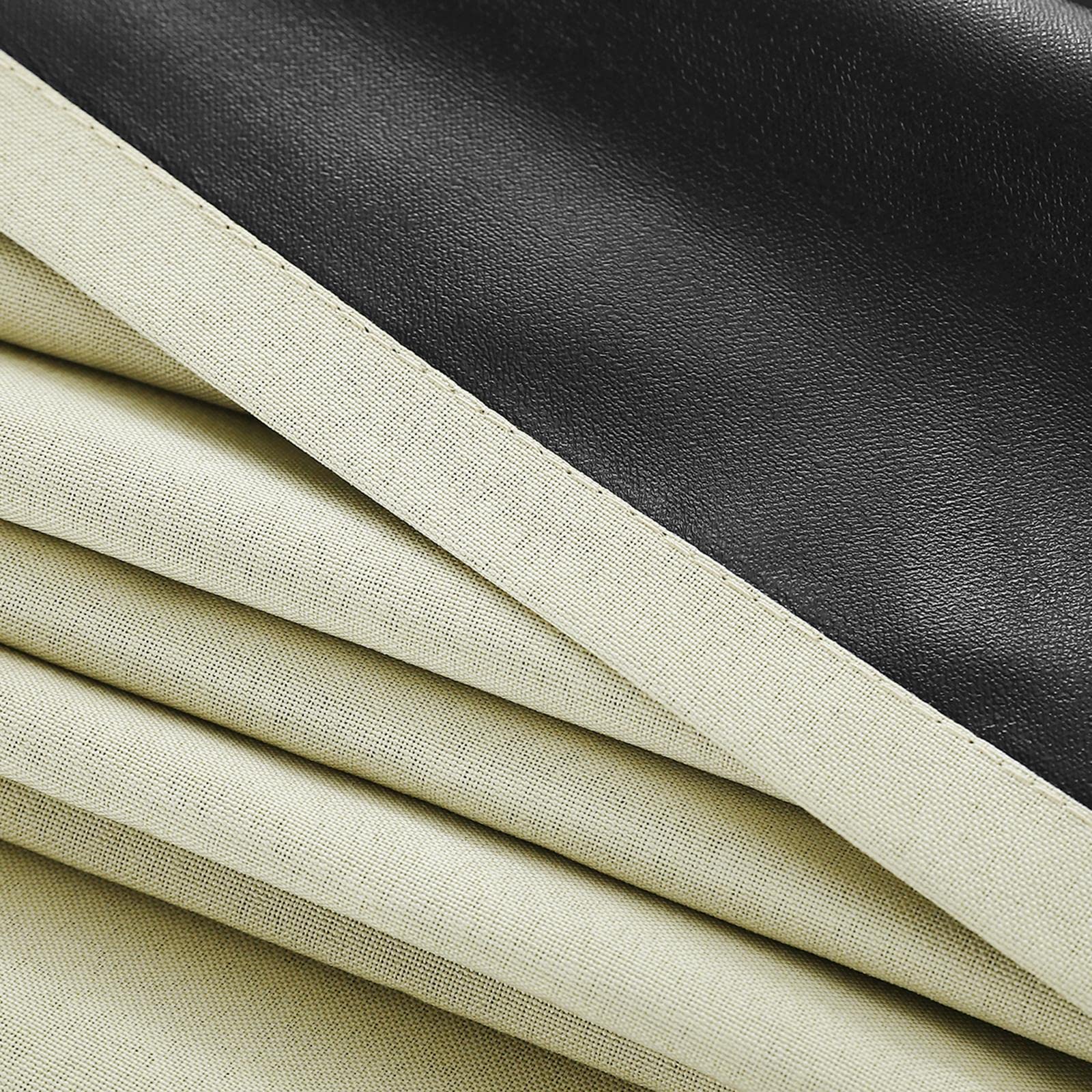 Club Bollywood®Thermal Blackout Curtains Eyelet Pencil Pleat Curtains Beige 106.3 Inches|Home & Garden | Curtains Drapes & Valances|1 Piece Curtain-image-23