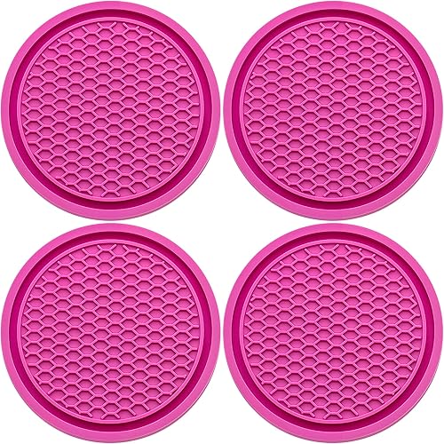 Miniatura 10 de 4PCS Posavasos para Portavasos de Coche, Posavasos Universales Antideslizantes para Portavasos de Auto, 2.75 Pulgadas Accesorios Universales