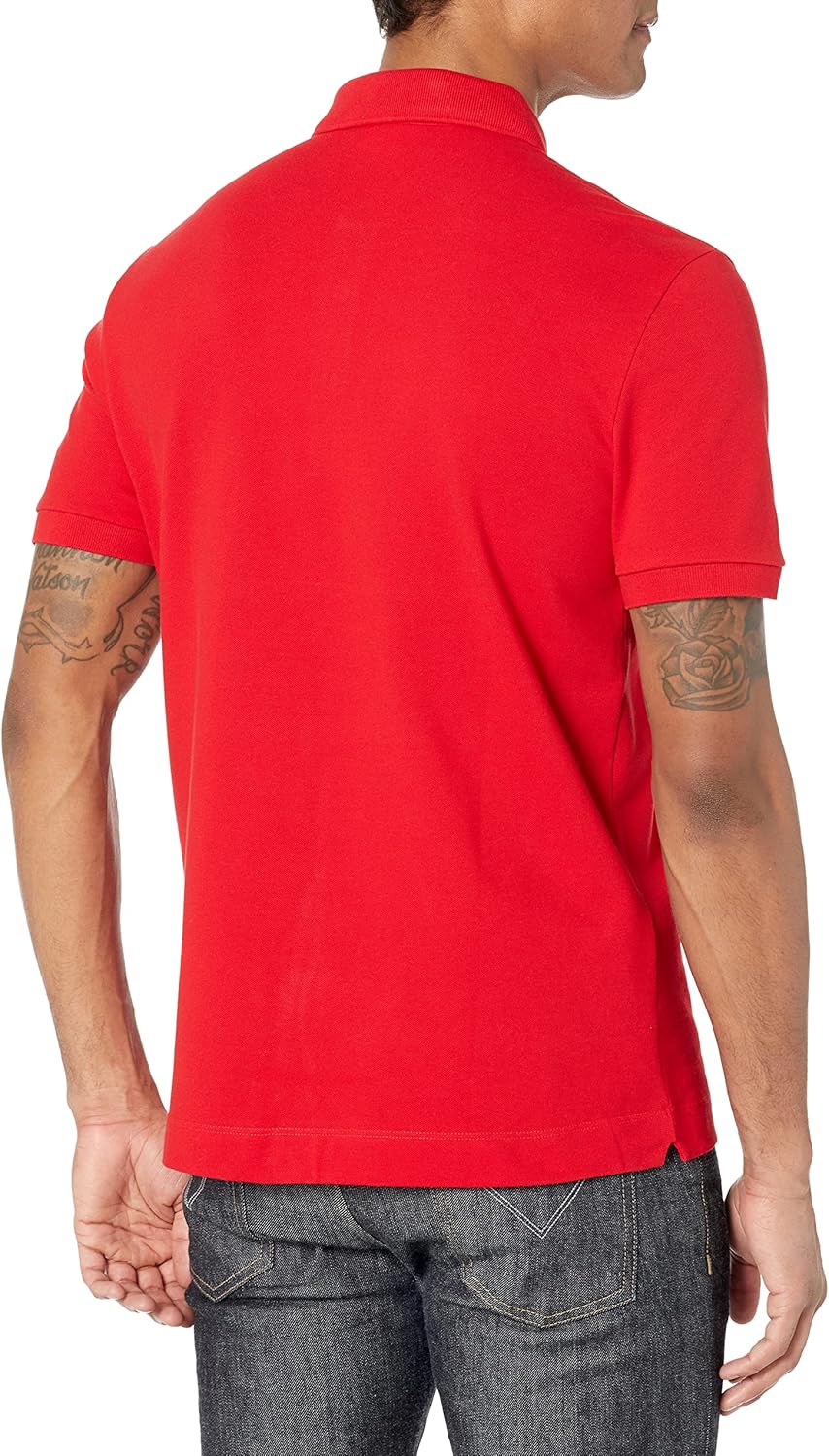 Lacoste Men's Short Sleeve Paris Polo XX-Large Red
