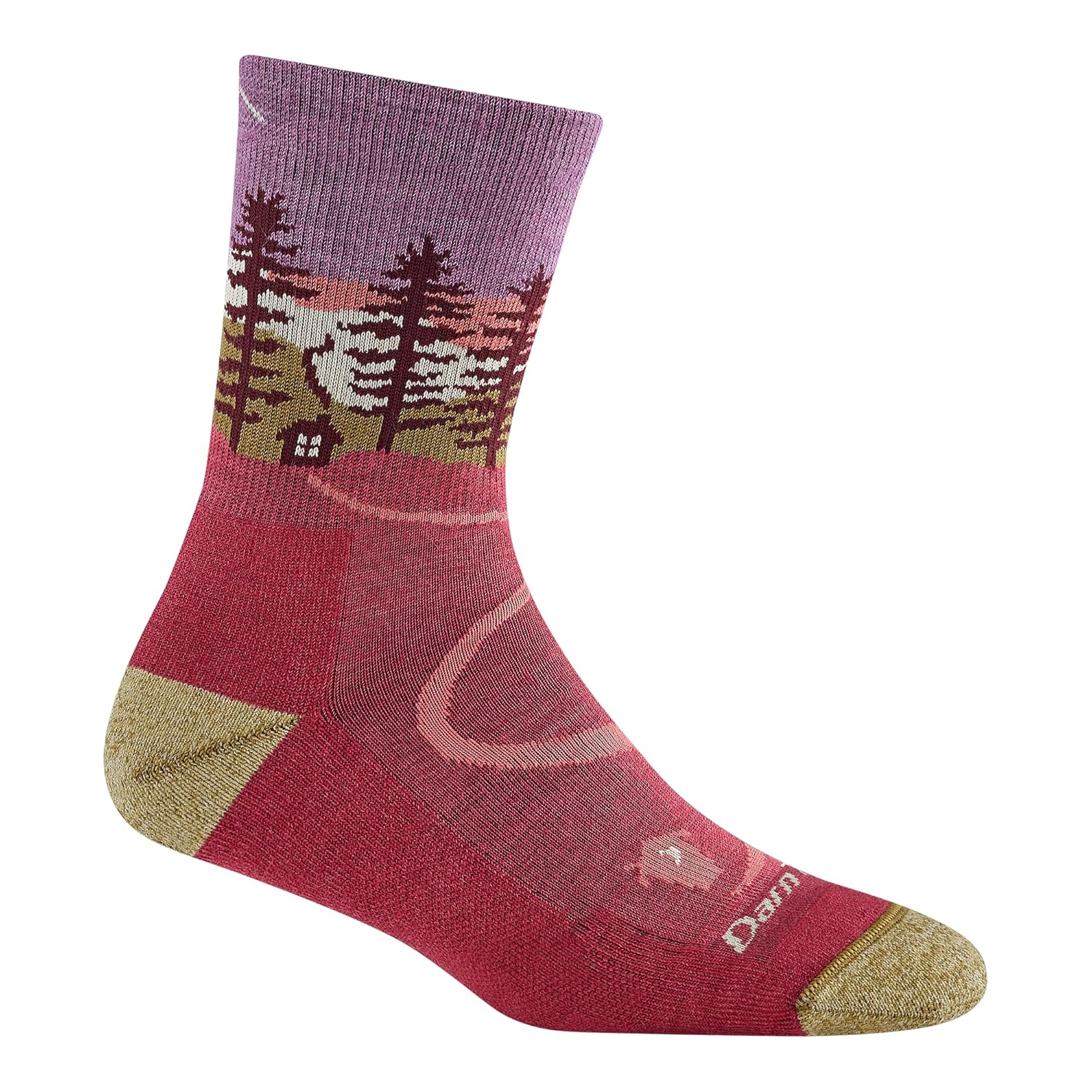 Darn Tough Womens Northwoods Micro Crew Lightweight Hiking Sock Style 5013 -