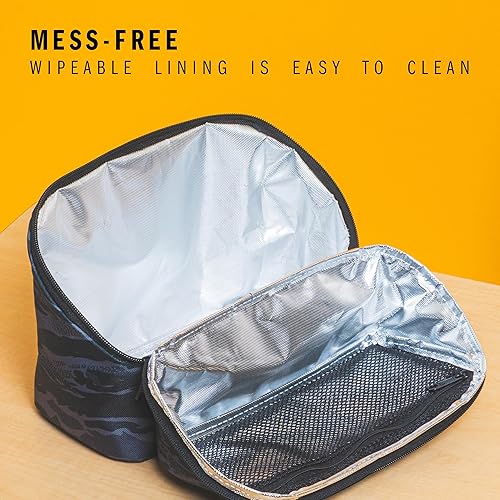 Miniatura 6 de Bolsa de almuerzo afiliada con asa, caja bento aislada para mujeres y hombres