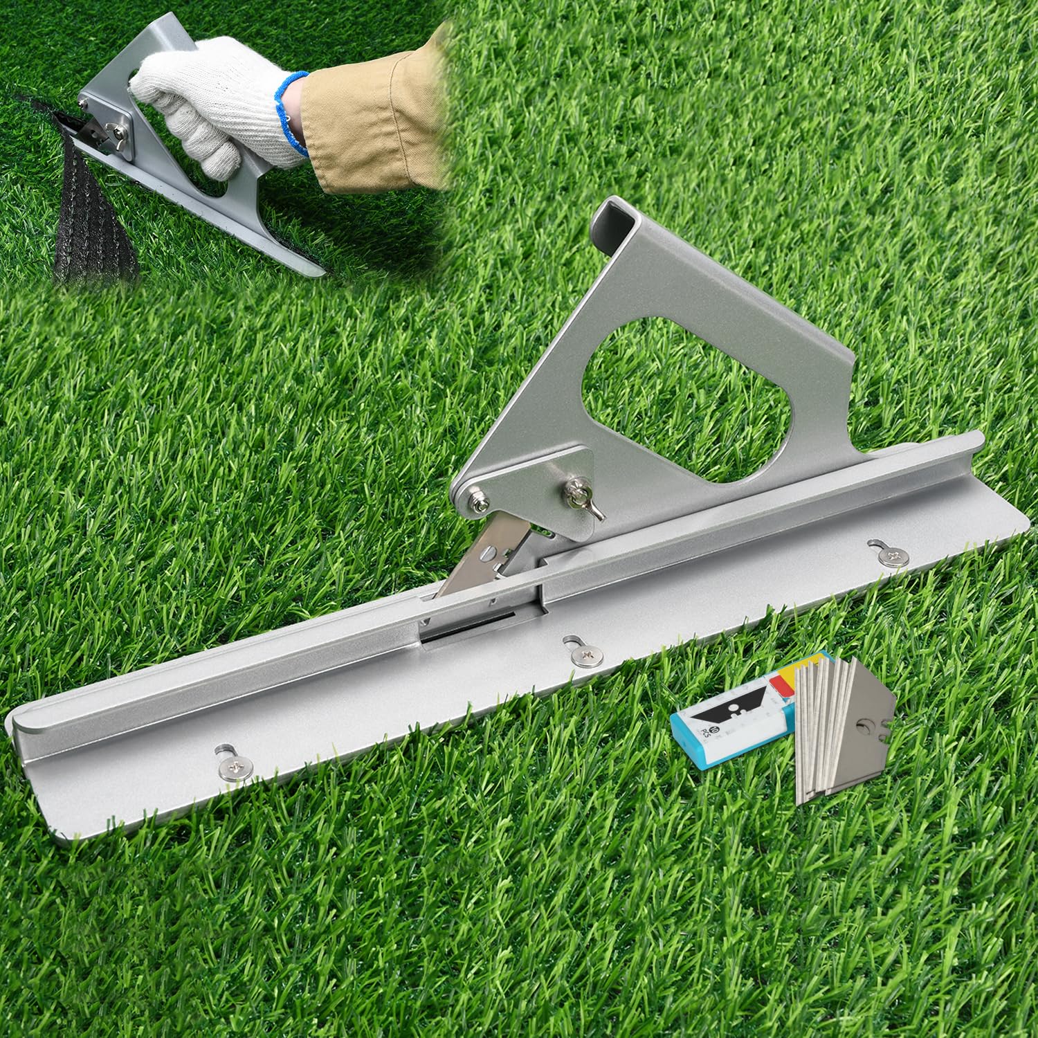 Photo 1 of TOPOWN Artificial Grass Edges Cutter, Artificial Turf Cutter Tool