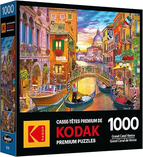 Miniatura 4 de RoseArt - Kodak Premium - Grand Canal Venice - Rompecabezas de 1000 piezas para adultos