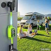 Vista 8 de GEARit Protector contra sobretensiones RV de 30 amperios, analizador de circuitos, protector de voltaje/monitor con protección contra sobretensiones