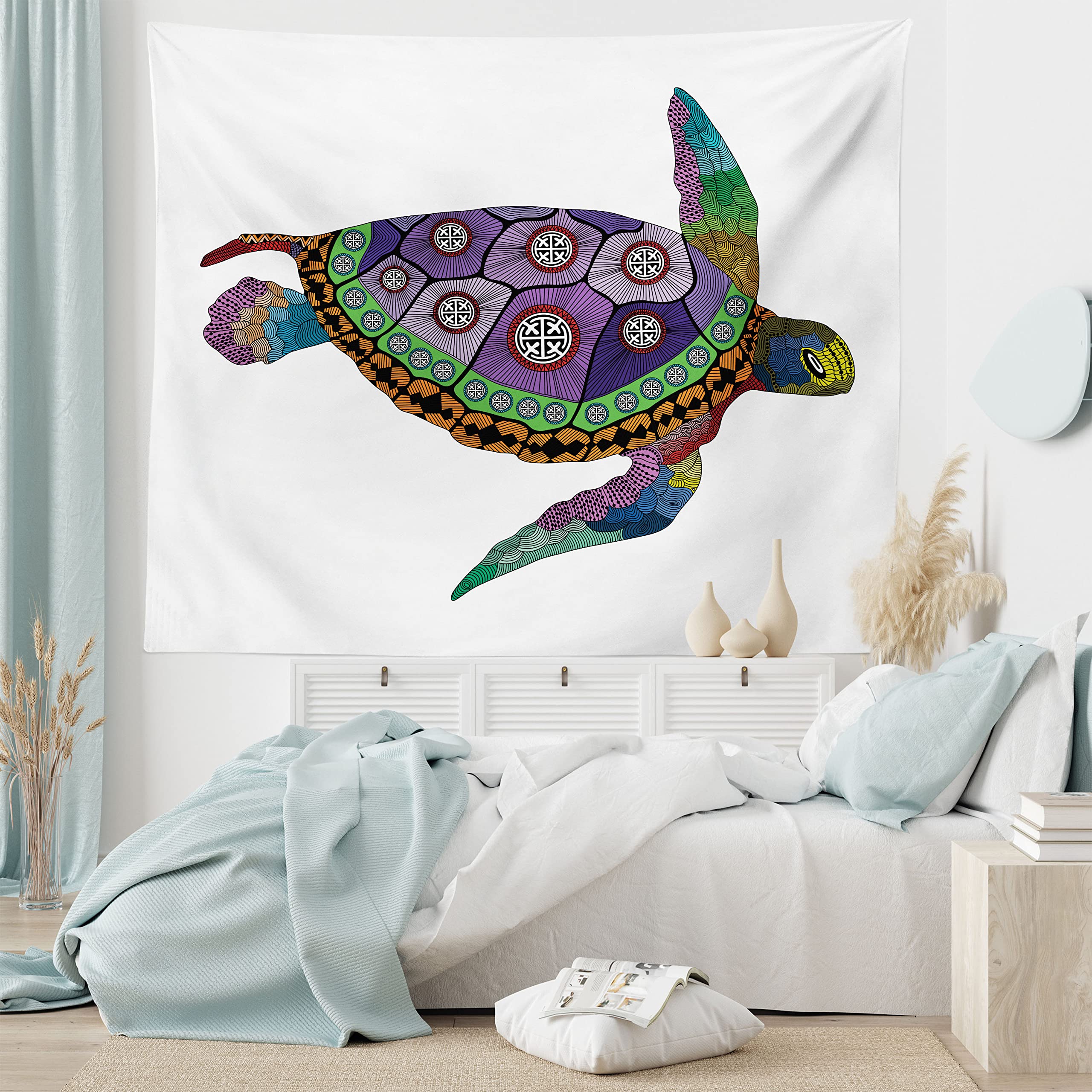 Psychedelic Turtle Tattoos 