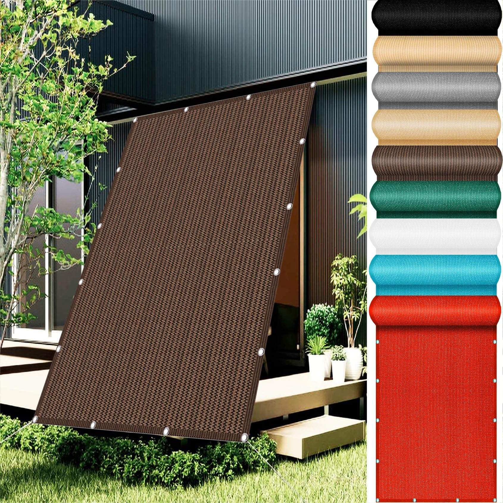 Amazon.co.jp: 日除け シェード オーニング シェード 170 x 350 cm