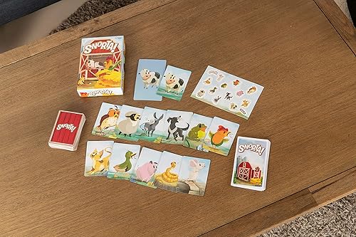 Miniatura 4 de Playroom Snorta! - The Hilarous Game of Matching Animal Sounds, Family Game Night Essentials Kids Card Games Educativo Family Fun Animal Sound Games