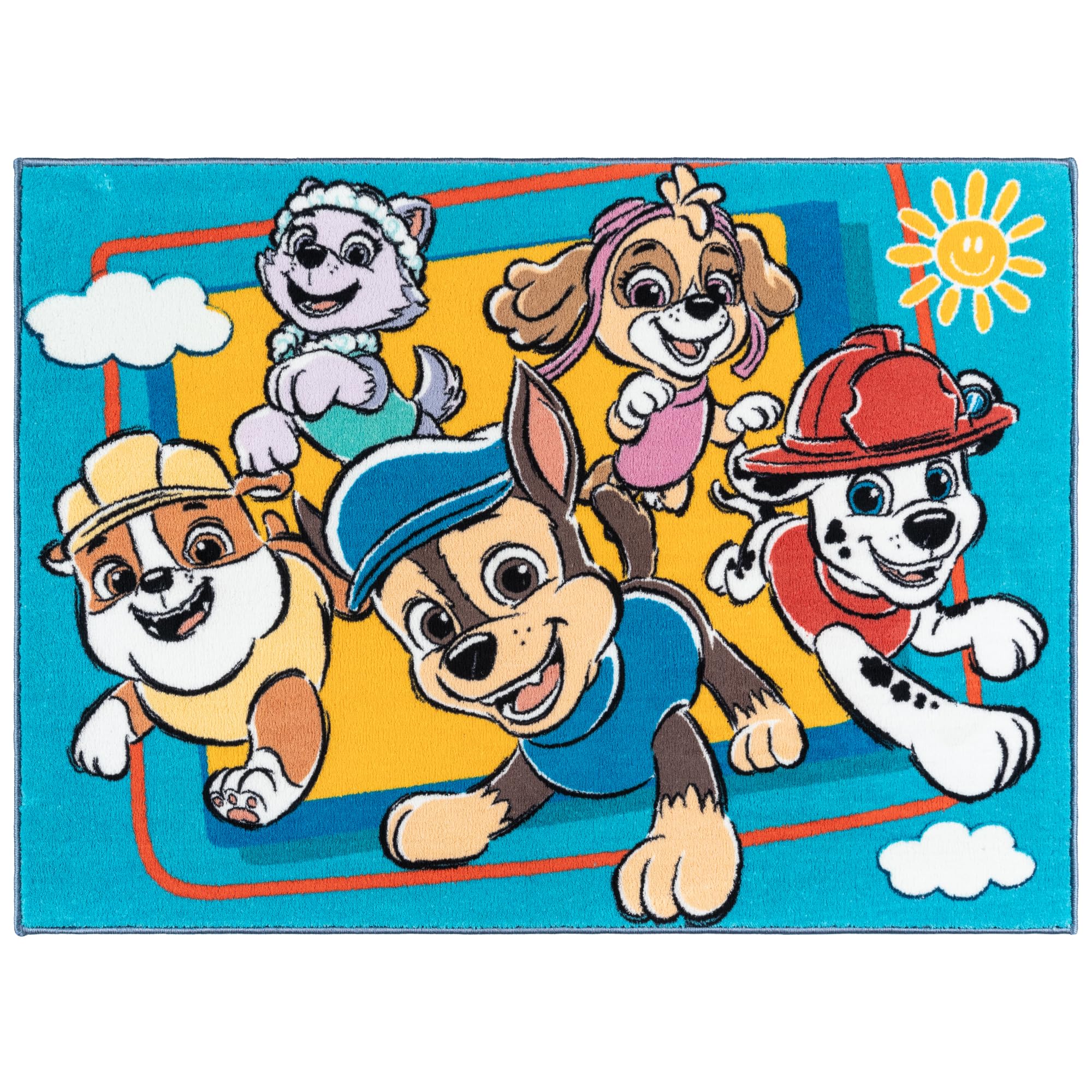 Amazon.com: Gertmenian Paw Patrol Indoor Area Rug - 3x5 Small, Non