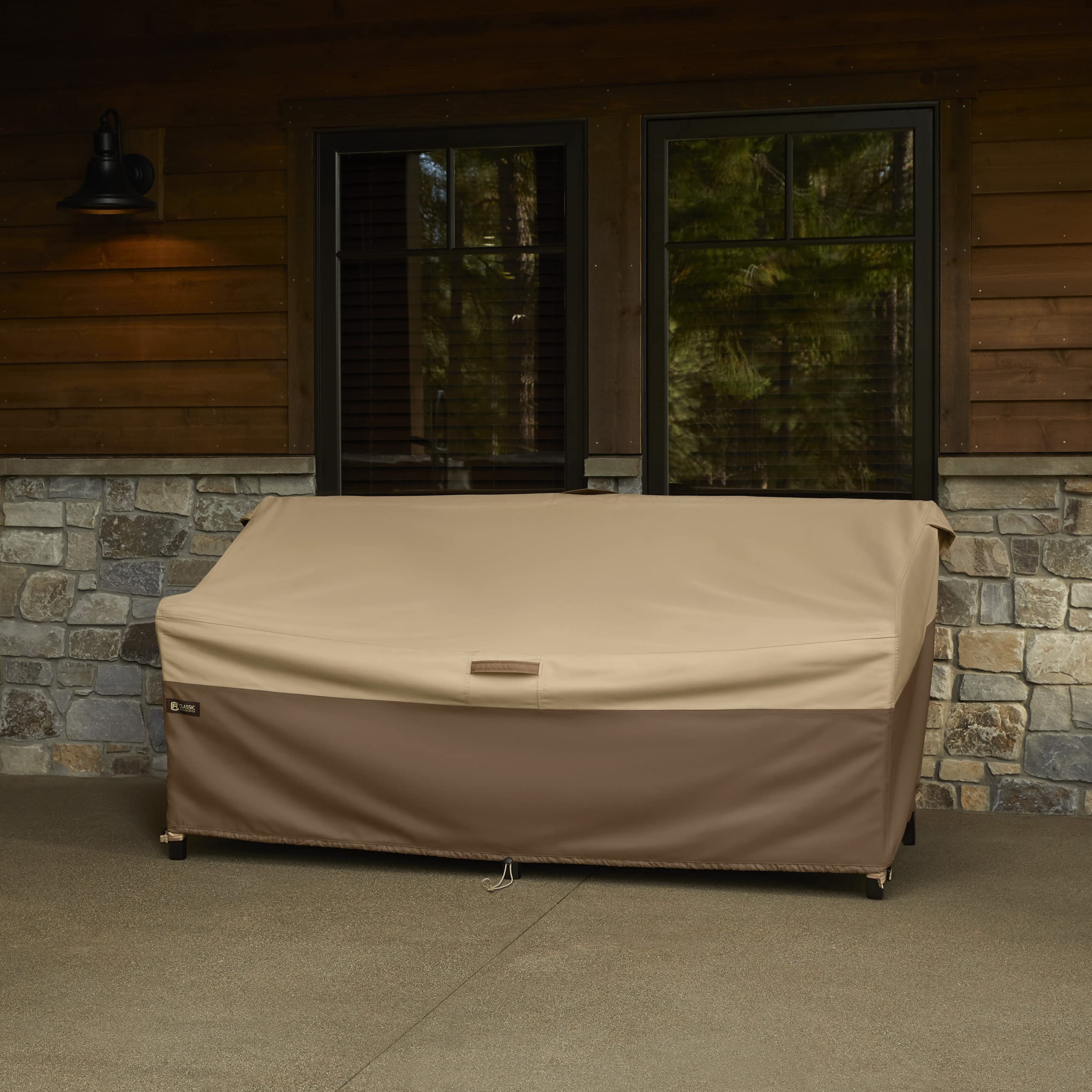 Classic Accessories Veranda's Best wasserdichte Abdeckung für Terrassensofa/Zweisitzer, 198 x 83 x 81 cm, Terrassenmöbelabdeckungen