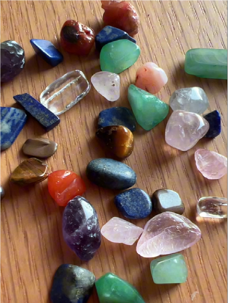 7 Chakra Stones Set - Mixed Natural Tumbled Crystals, Approx 160g, Includes Rose Quartz, Amethyst, Clear Quartz & More 11 thumbnail image