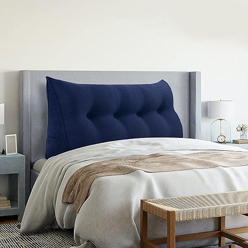 Almohadas de cuña para cabecero de cama, almohada de cuña para cabecero, almohada triangular, almohadas de cuña, almohada con funda extraíble, color