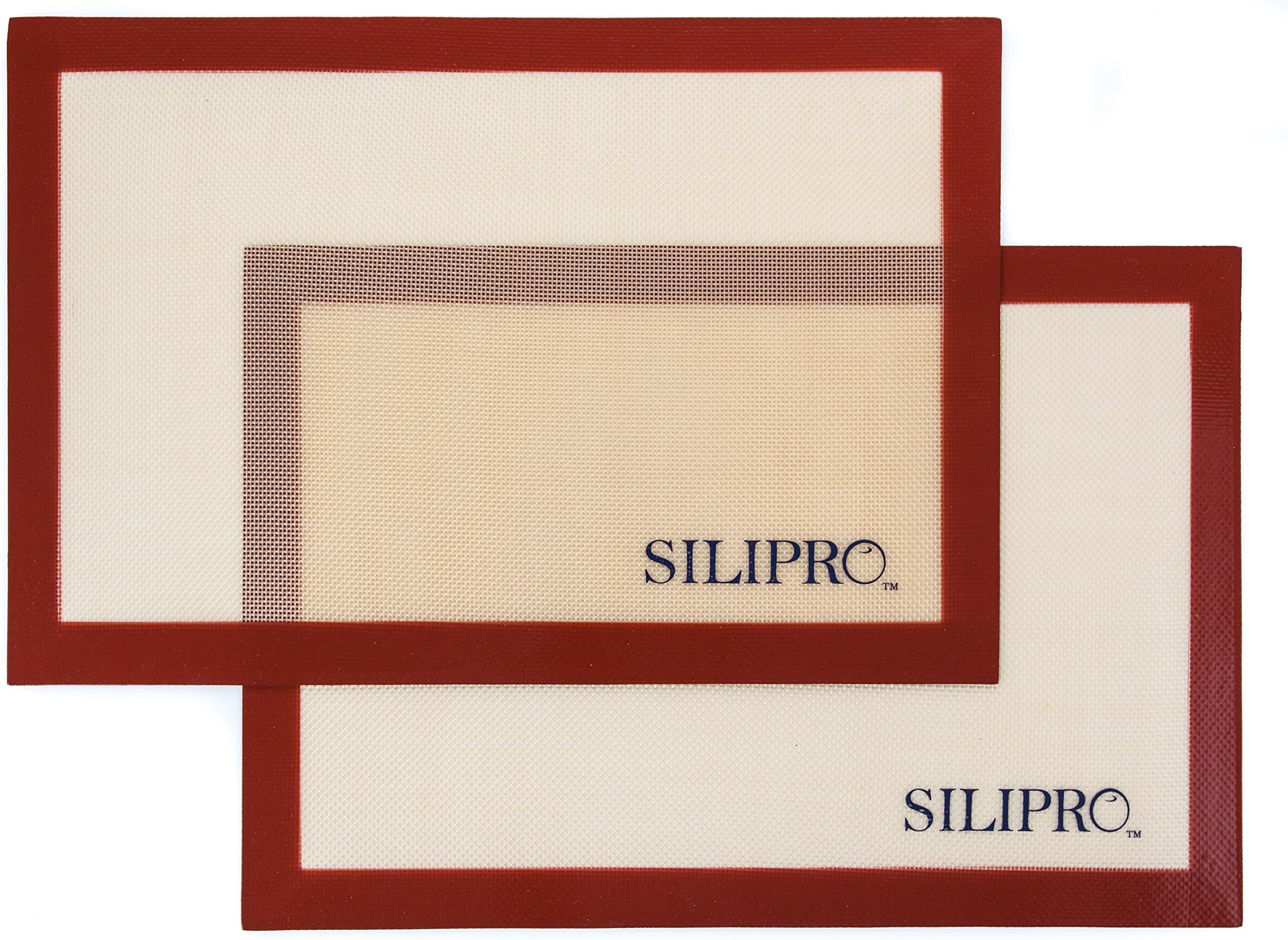 SiliPro (2 pk.) Non-Stick Silicone Baking Mat Set, 16 5/8" x 11