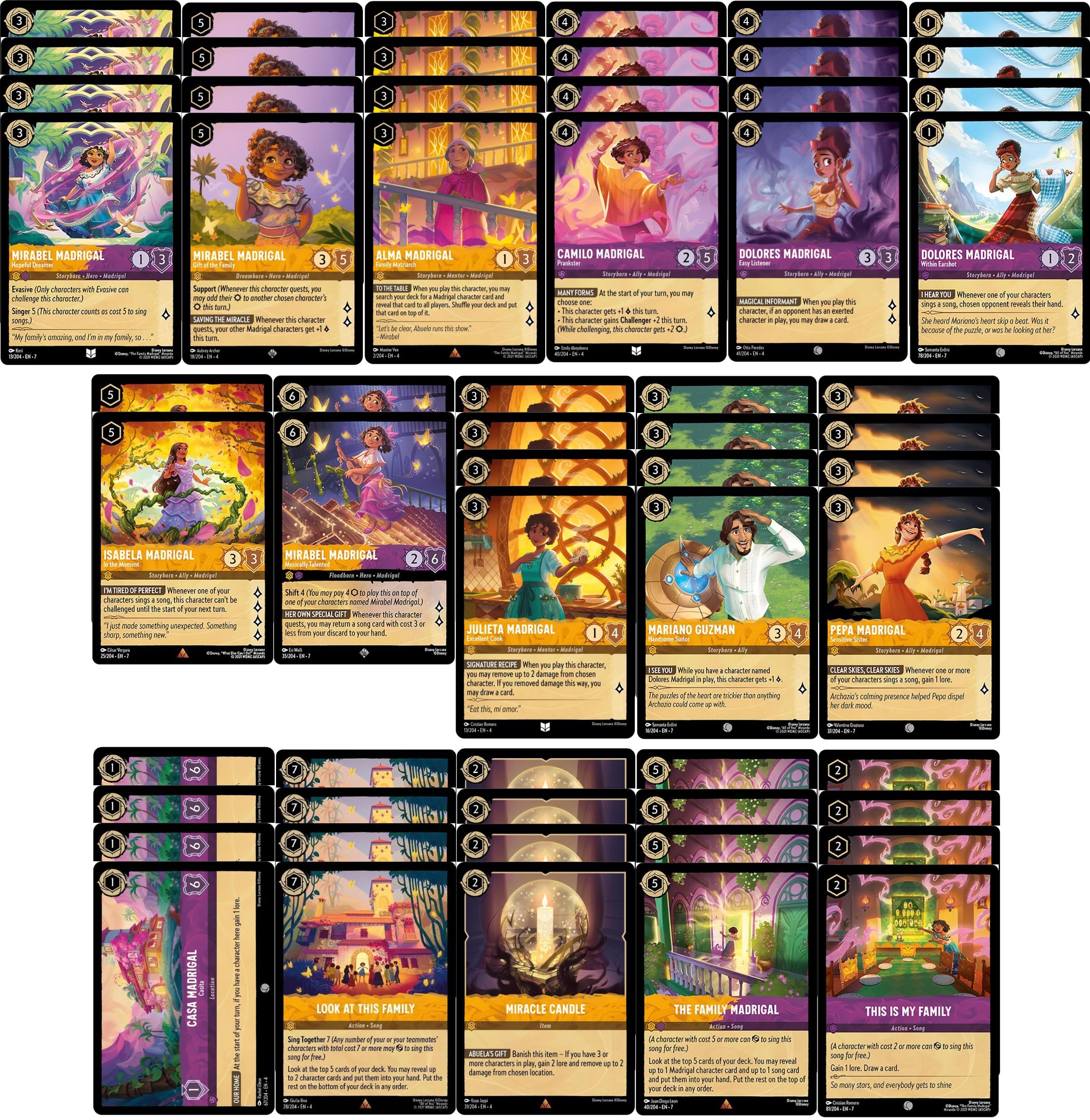 lorcana knight cards Amazon.com: MTG Decks & More Lorcana Encanto Songs Deck - Mirabel Madrigal,  Isabela, Alma, Camilo, Dolores, Julieta - Custom Built - Very Strong