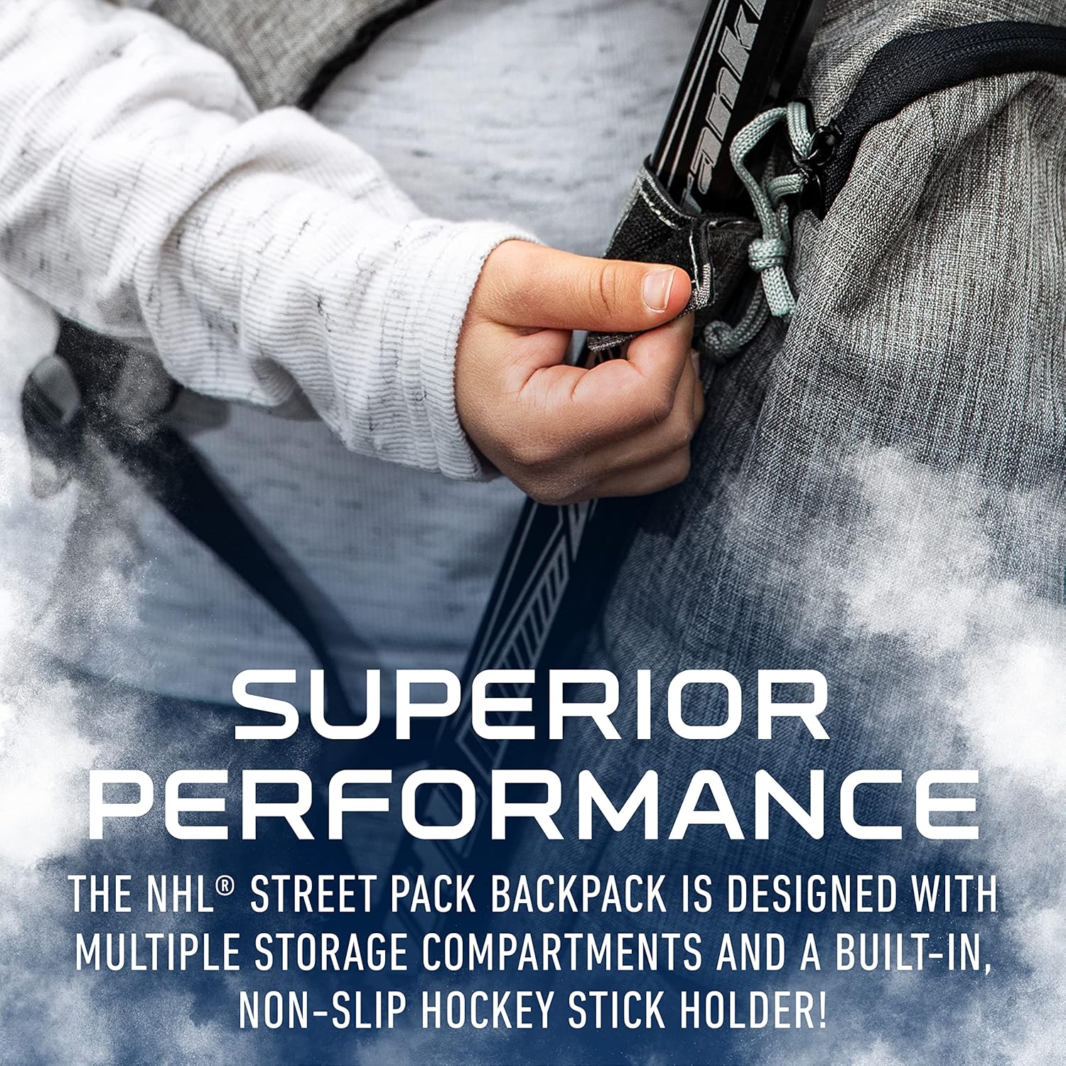 Franklin Sports Ottawa Senators Street Pack Backpack - Team Logo Hockey Bag with Hockey Stick Holder - NHL Official Licensed Product, Columbus Blue Jackets : Sports & Outdoors