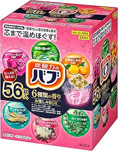 バブ 【大容量】6種類の香りセレクトBOX 薬用 56錠