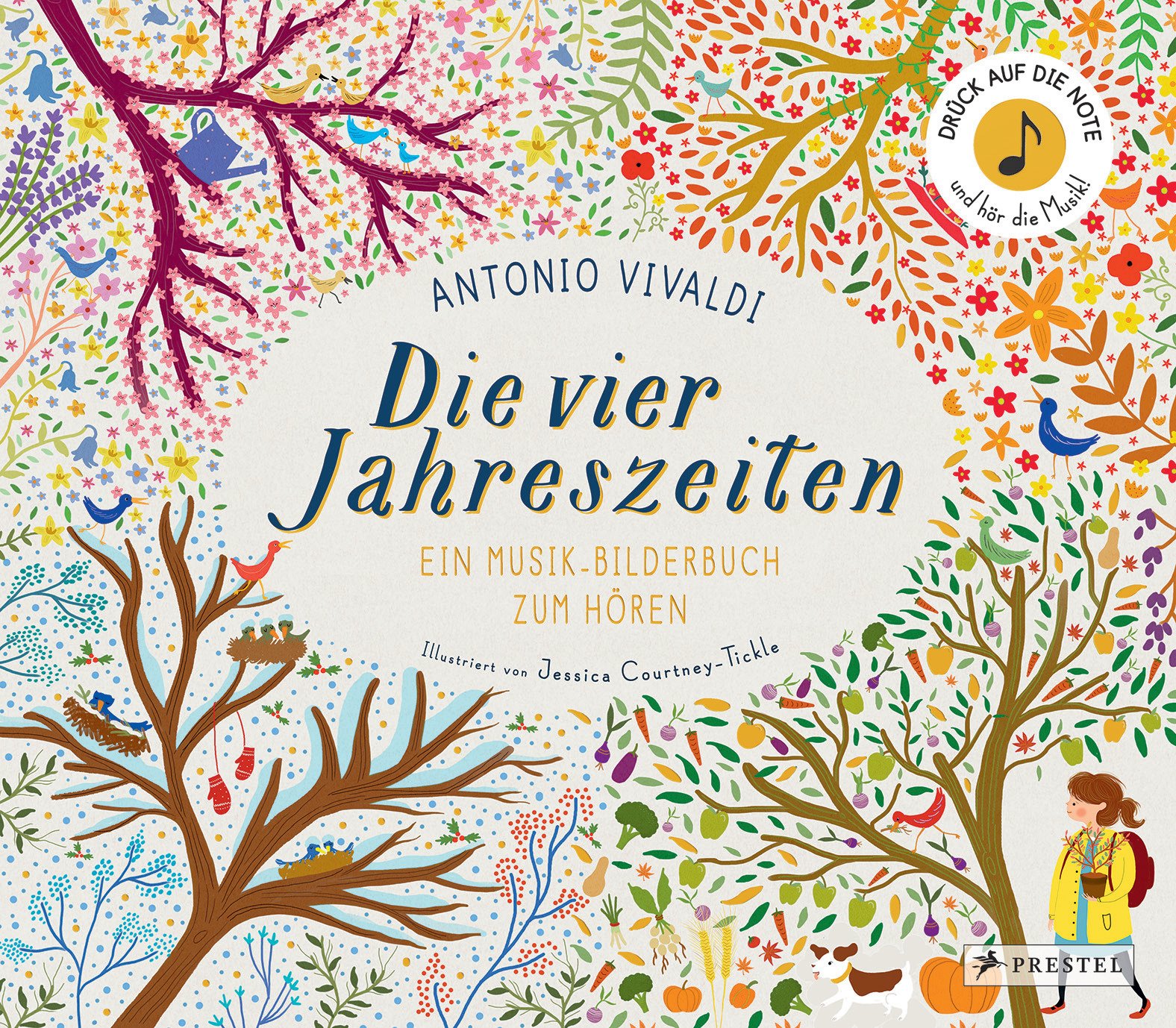 Antonio Vivaldi. Die vier Jahreszeiten: Ein Musik-Bilderbuch zum Hören mit 10 Soundmodulen. Für Kinder ab 4 Jahren