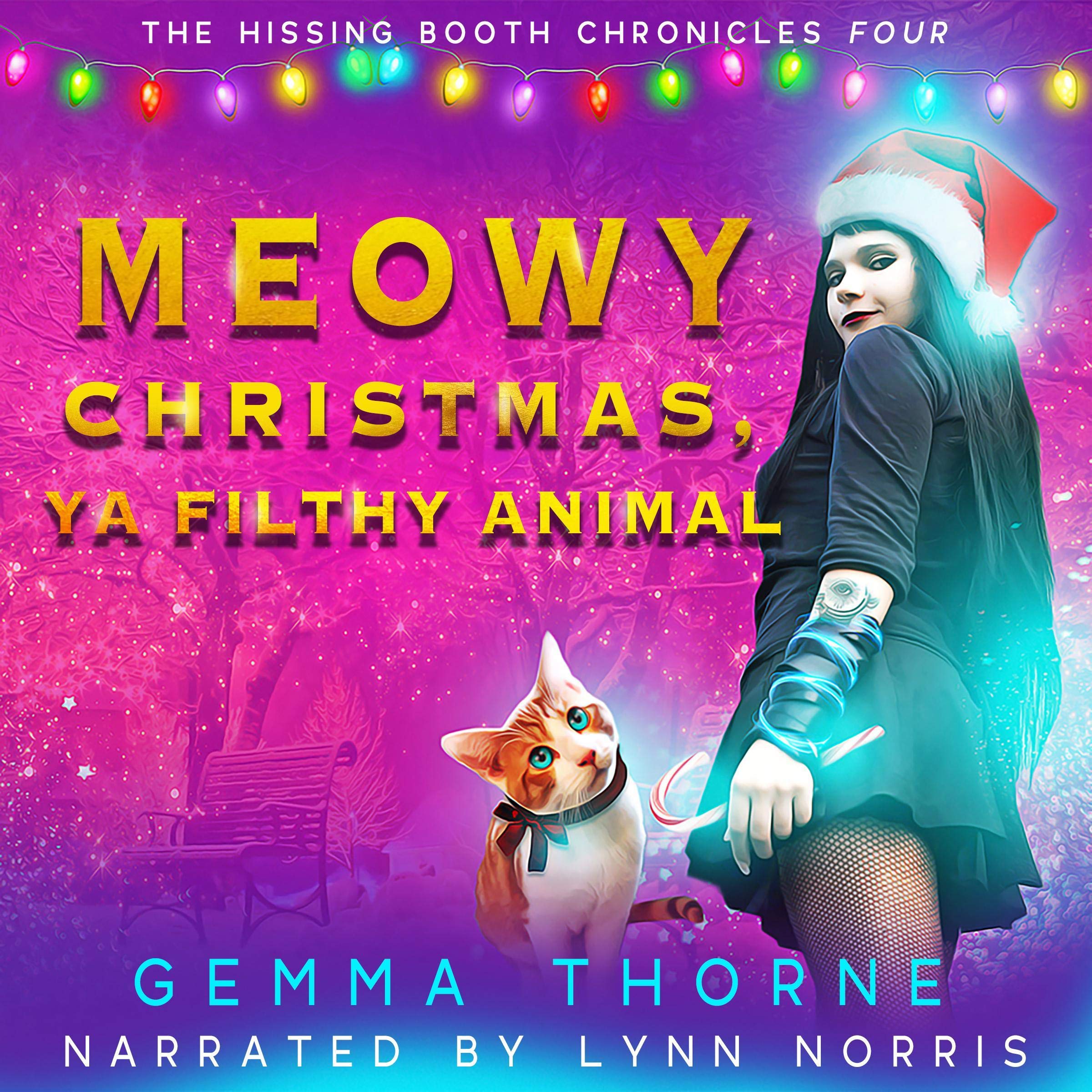 Cover art for Meowy Christmas, Ya Filthy Animal