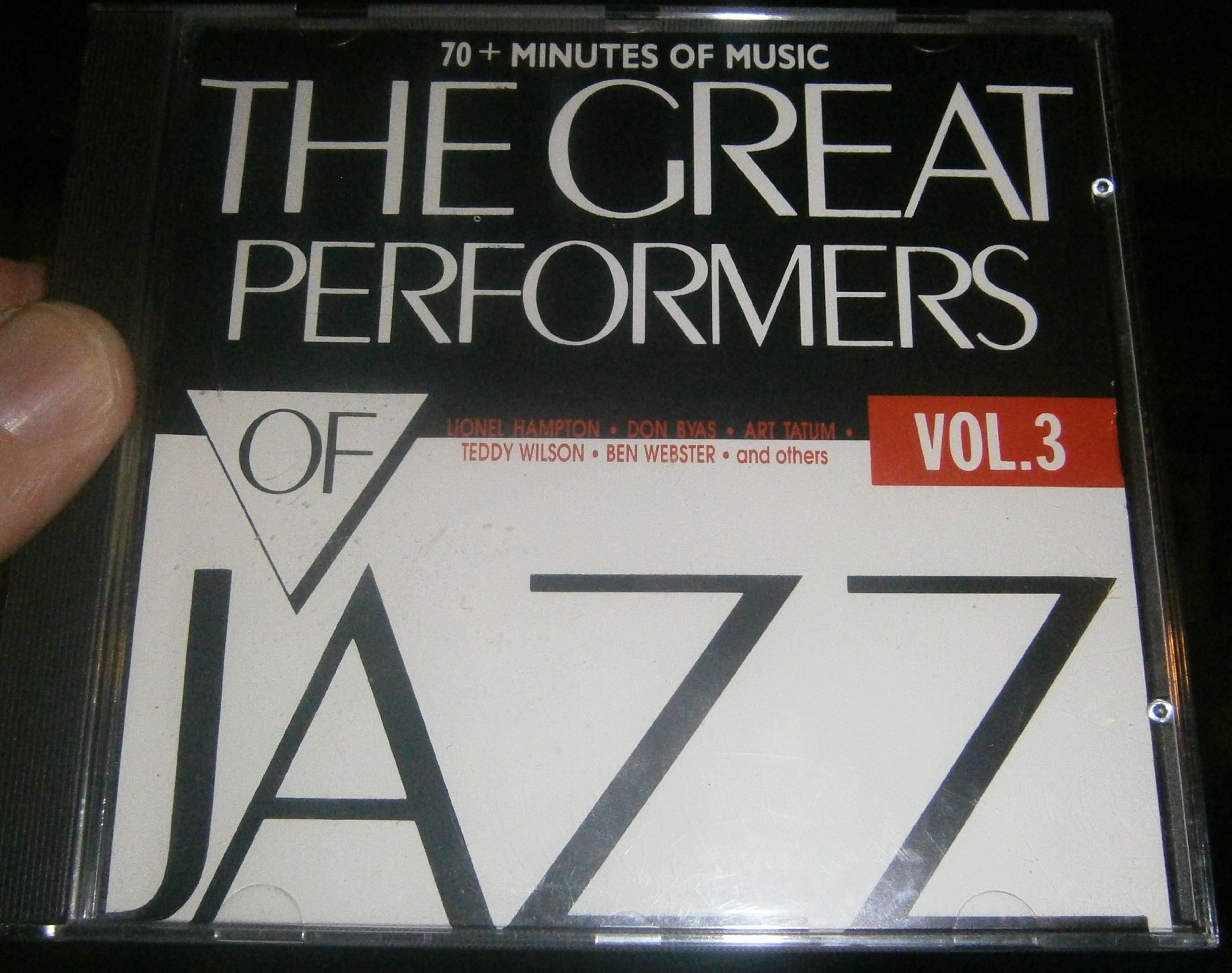 Great Performers of Jazz Vol. 3 [Audio CD]