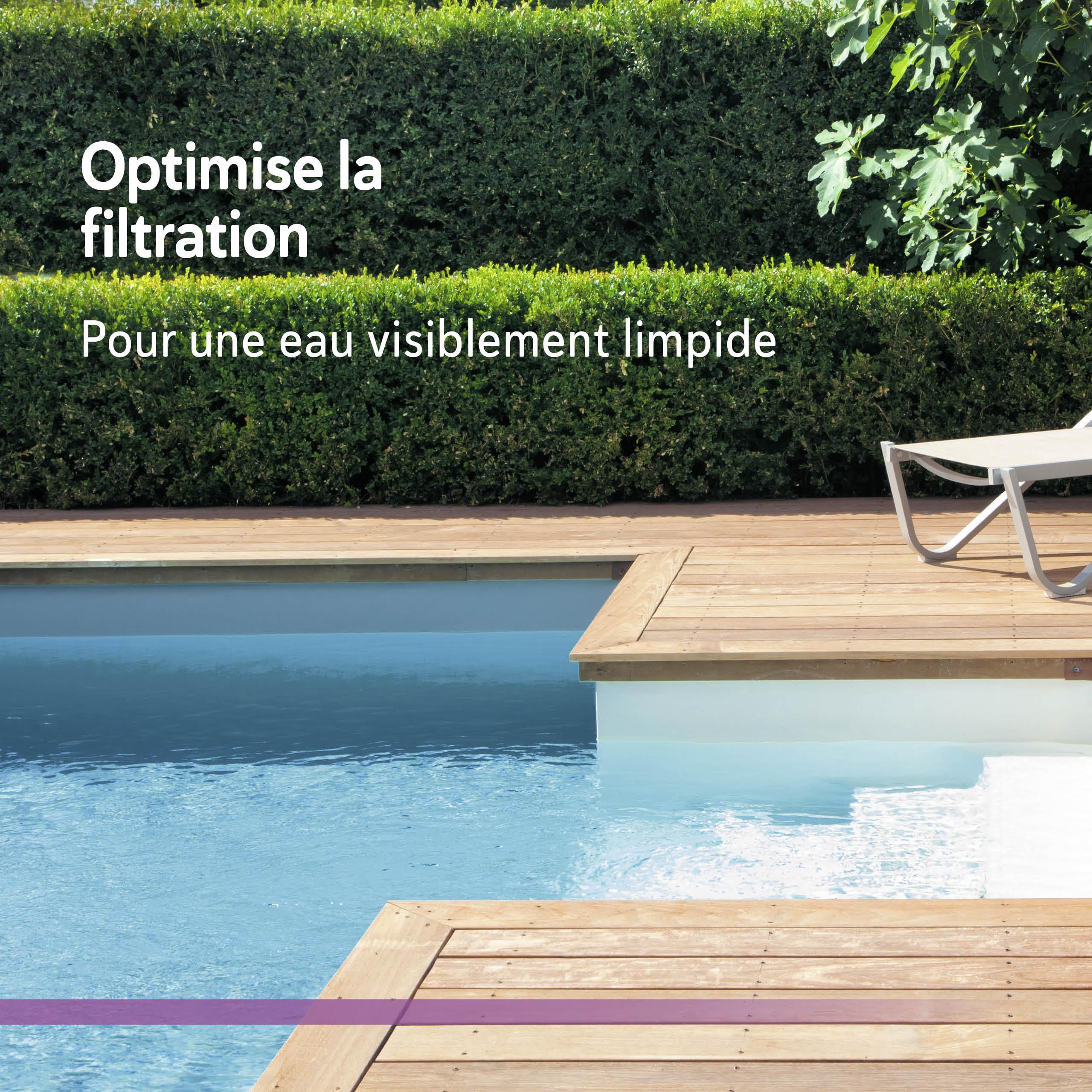 Superflock Liquide 10 L – Floculant Haute Performance pour Piscines – Clarifie l'eau Trouble – pour Filtres à Sable – Action Rapide et Efficace
