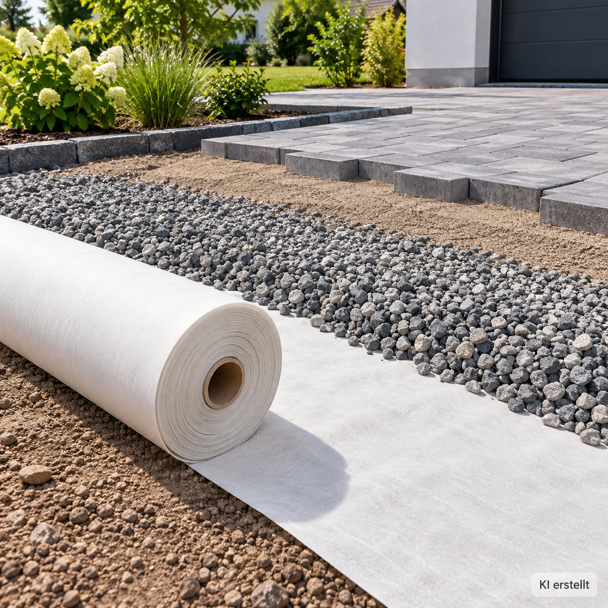 Aquagart 125 m de vellón protector de 300 g/m² de tela geotextil de drenaje