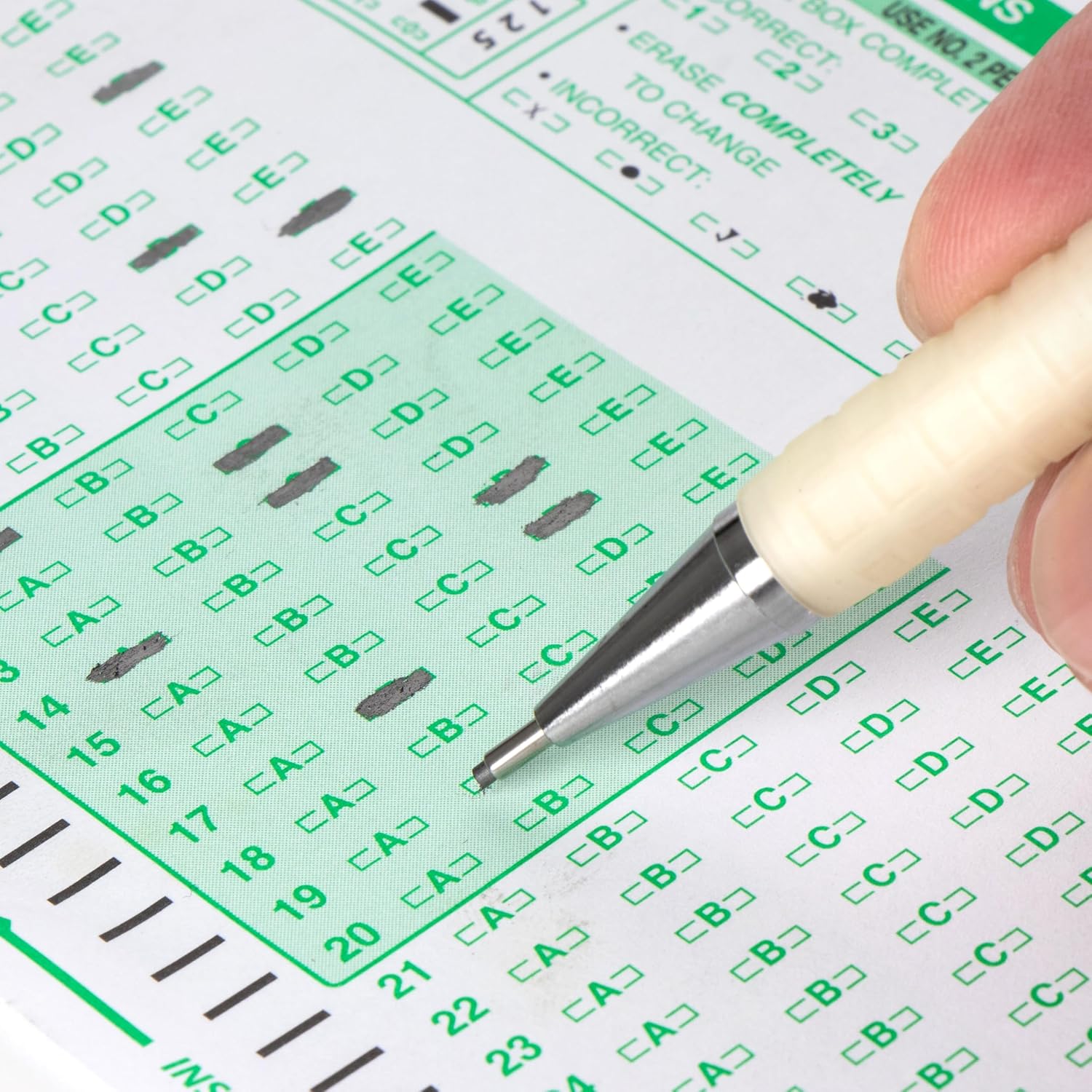 Pentel Sharp 1.3 Mechanical Pencil, (1.3mm), Extra Thick Line, Includes Refill Lead, Writing/Office/Test-Taking Pencil, Pastel Off-White Barrel (AM13LBPW)