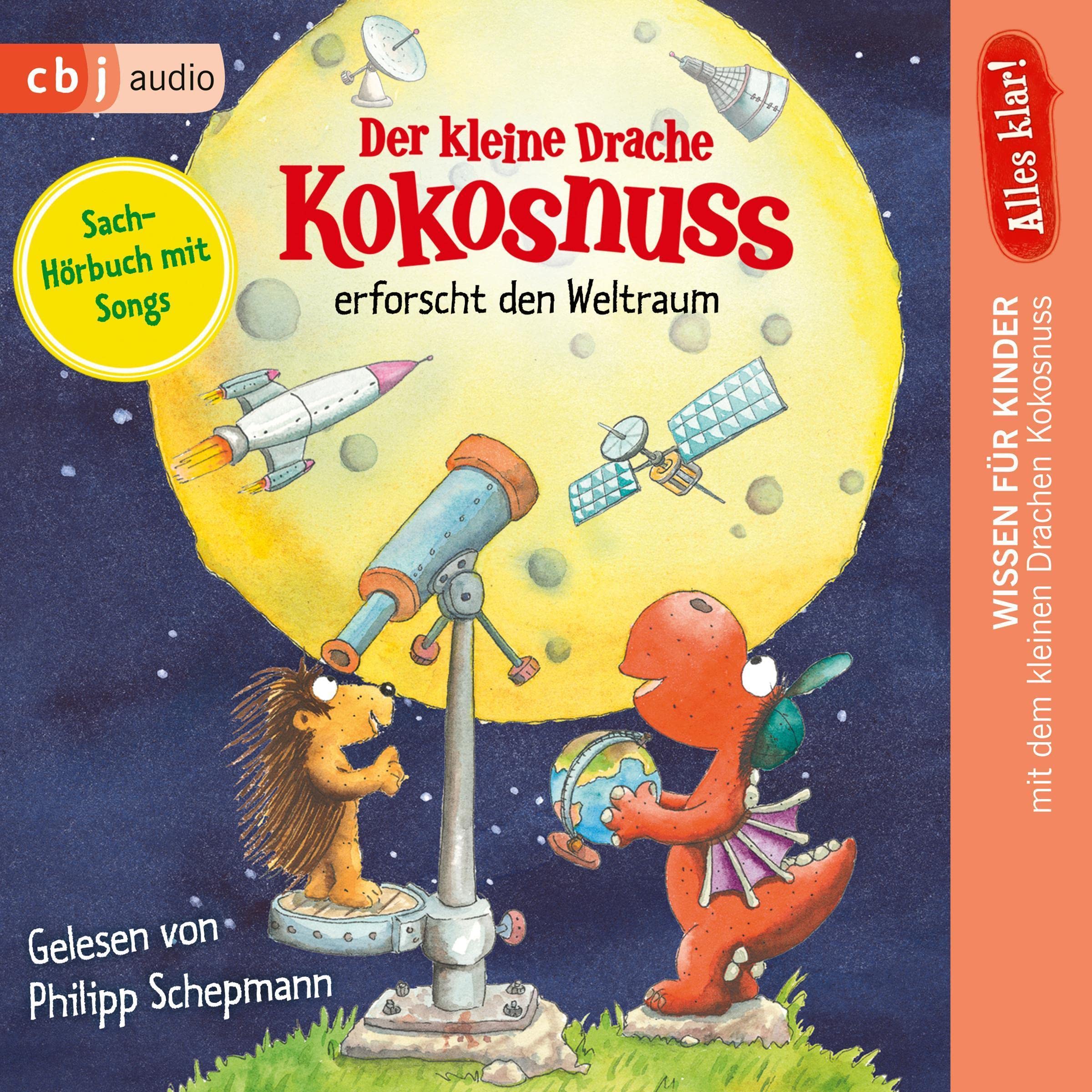 Cover art for Alles klar! Der kleine Drache Kokosnuss erforscht den Weltraum