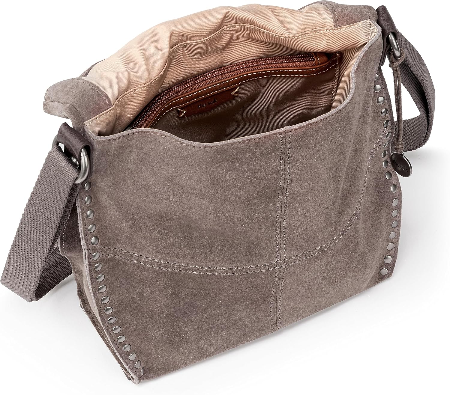 The Sak Silverlake Crossbody Purse - Women's Casual Purse For Everyday & Travel - Leather Bag with Adjustable Strap & Zipper - Image 4