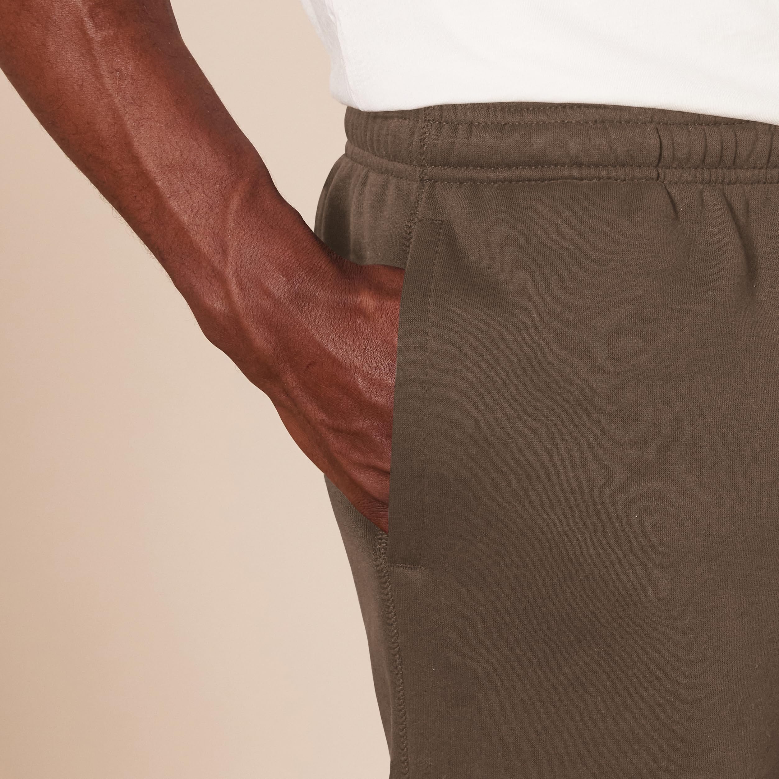 Amazon Essentials Pantaloni Sportivi in Pile con Fondo Aperto (Disponibili in Taglie Extra Forti) Uomo