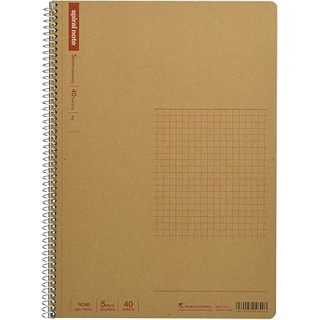 Amazon マルマン ノート リングノート 5mm 方眼罫 ベーシック B5 40枚 3冊セット N246 文房具 オフィス用品 文房具 オフィス用品