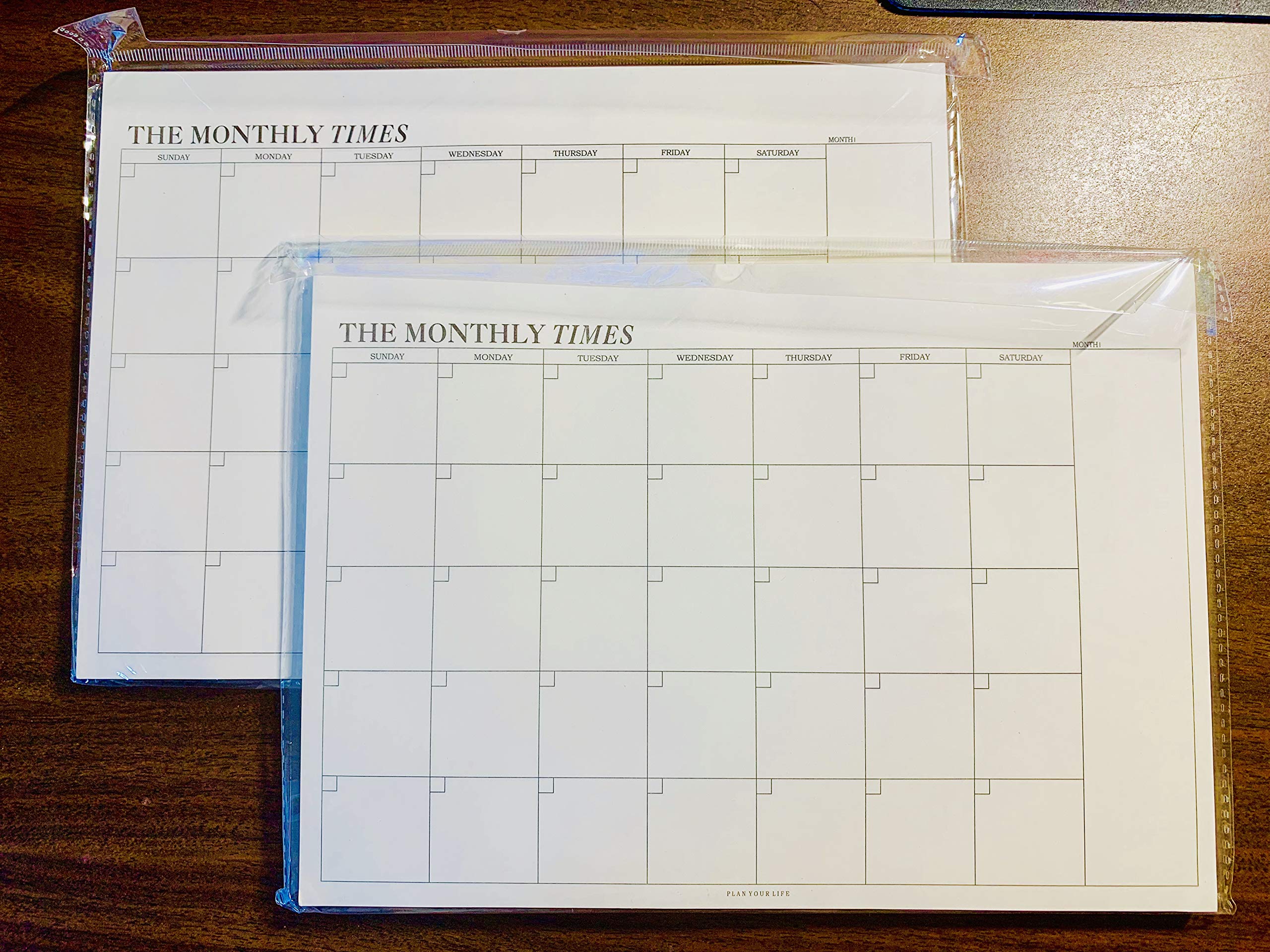 2025 Monthly & Weekly Calendar Notepad Tear Off Calendar fit in