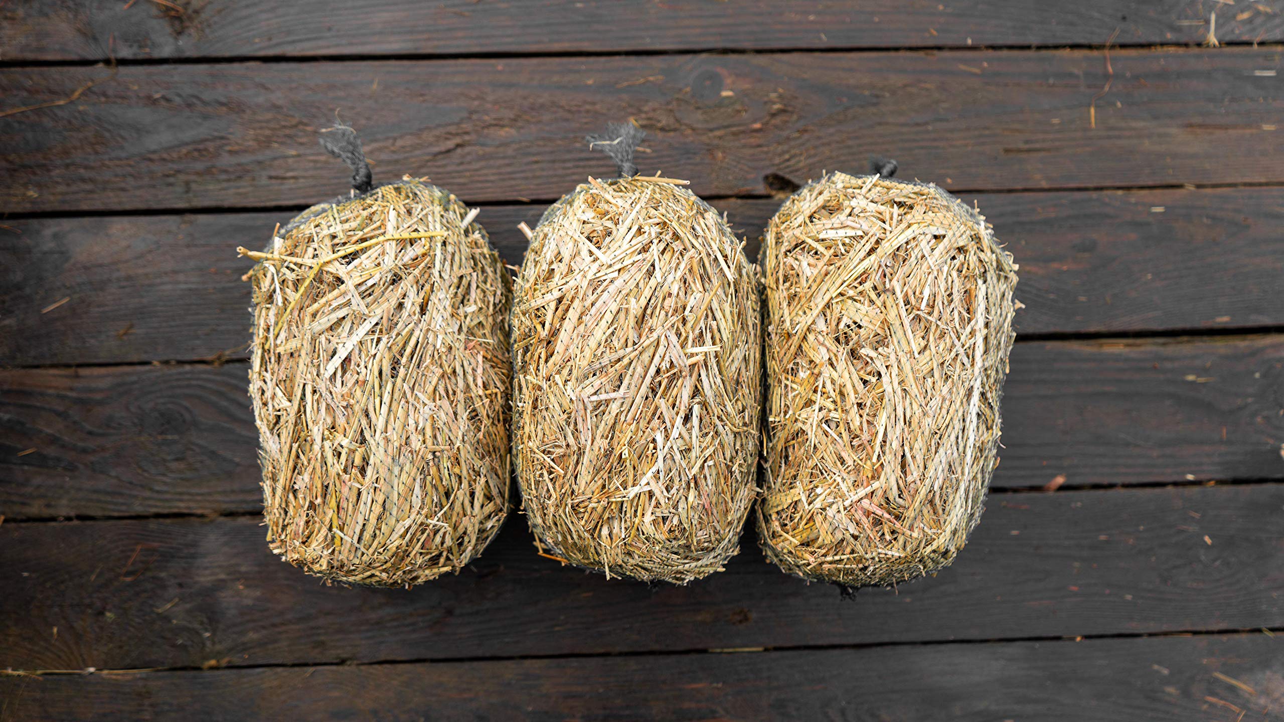 A J Williams 3 x nets of barley straw for natural algae treatment in ponds direct from farm
