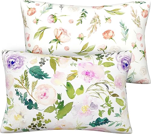 Pobibaby - Paquete de 2 fundas de almohada prémium para niños pequeños - Tejido de jersey ultrasuave - Almohada para cuna, almohada para niños,