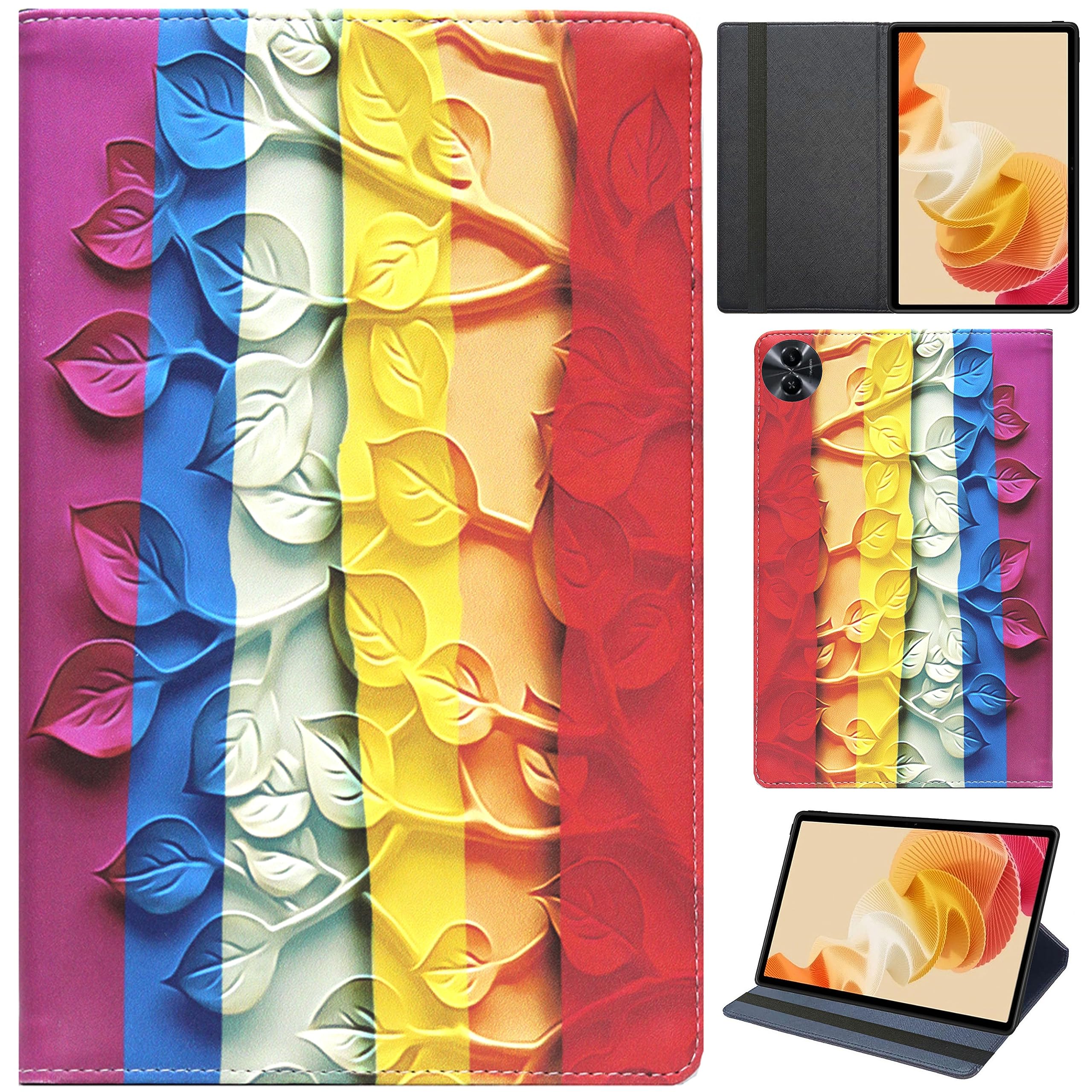 Zaoma Printed Flip Flap Case Cover Compatible for Realme Pad 2 11.5 inch Tablet (REALP2_PRN008), Multi-Colored (B0CFJN32ZD) Amazon Price History, Amazon Price Tracker