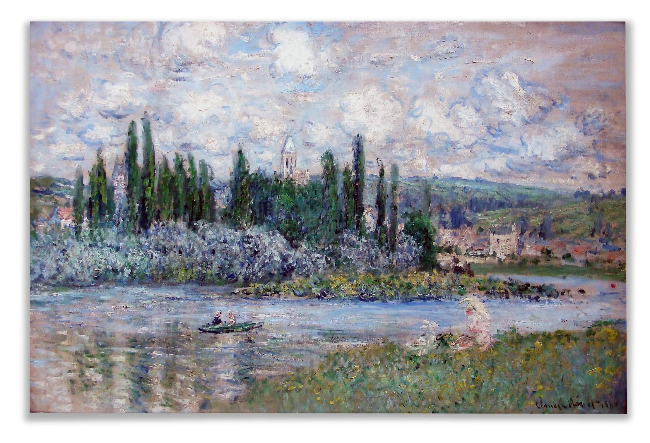 Amazon.com: Monet Wall Art Collection View of Vetheuil, 1880 I By