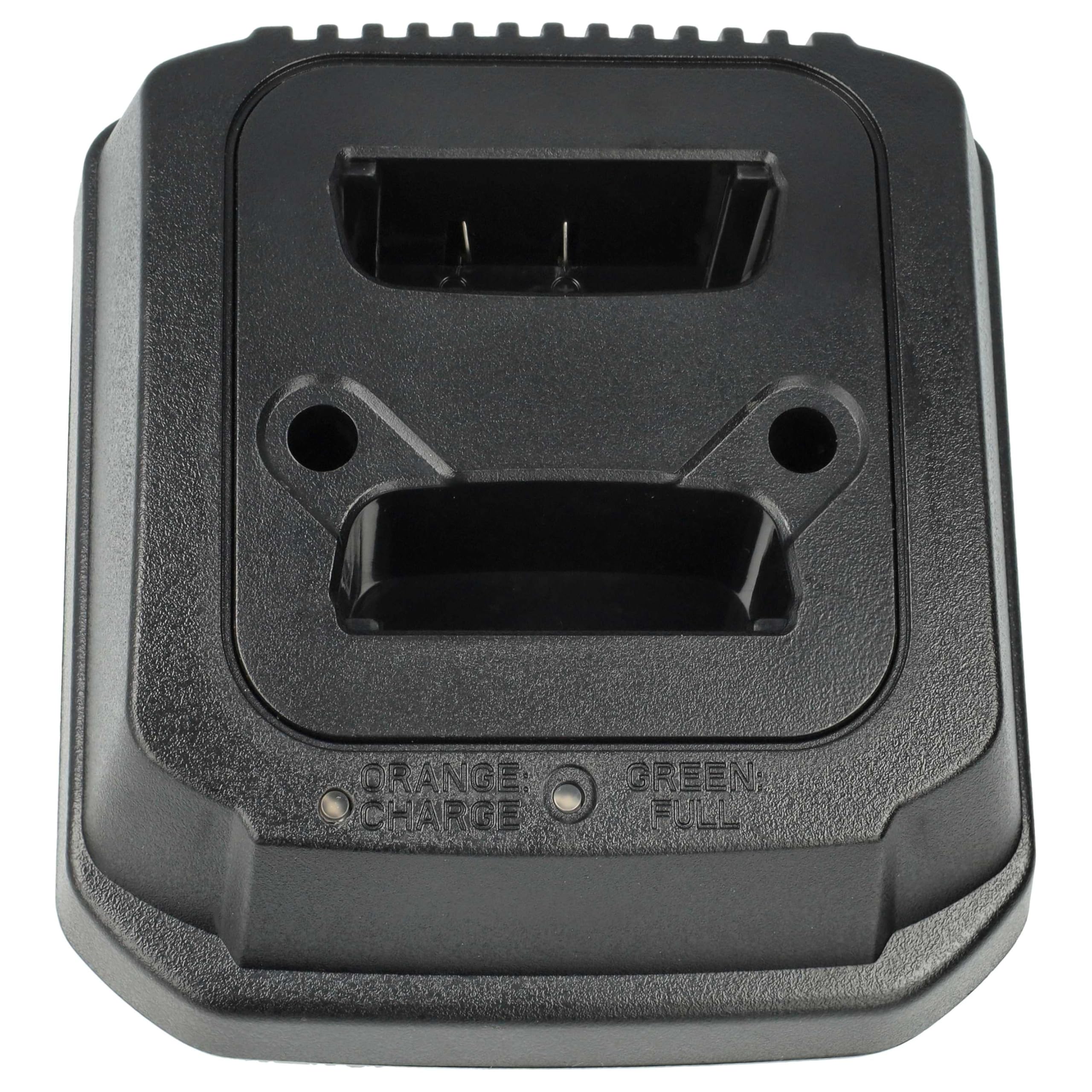 vhbw Cargador Dual Compatible con Motorola MTP 830S, 850 baterías de Radio - Estación de Carga + Fuente de alimentación, 4-15 V, 0,8 (2 x 0,4) A