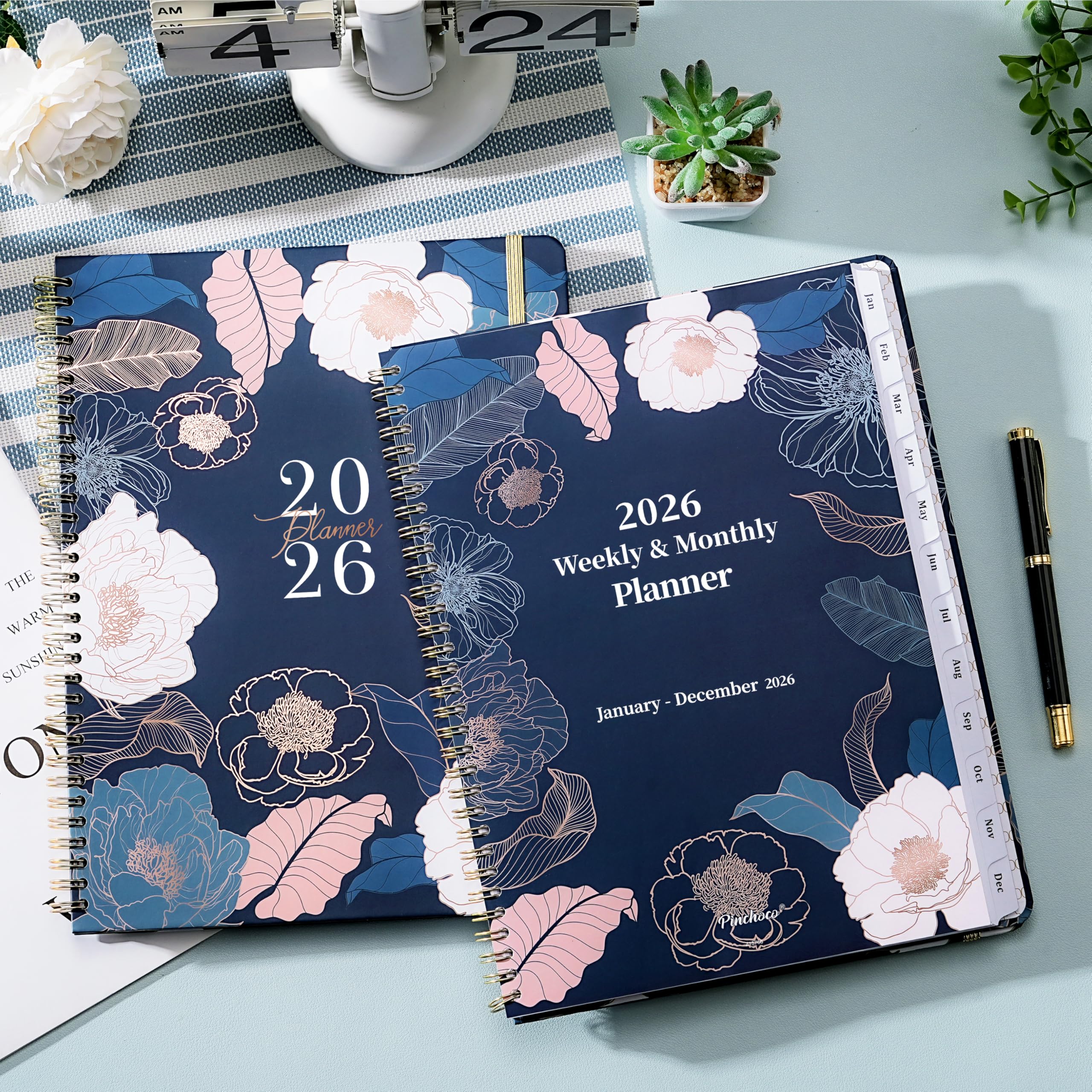 Agenda 2025 De Tapa Dura, 5.5 X 8 Pulgadas: 14 Meses (noviembre De 2024 A Diciembre De 2025), Agenda Mensual Semanal Diaria, Agenda Anual, Marcador, Carpeta De Bolsillo Y Juego De