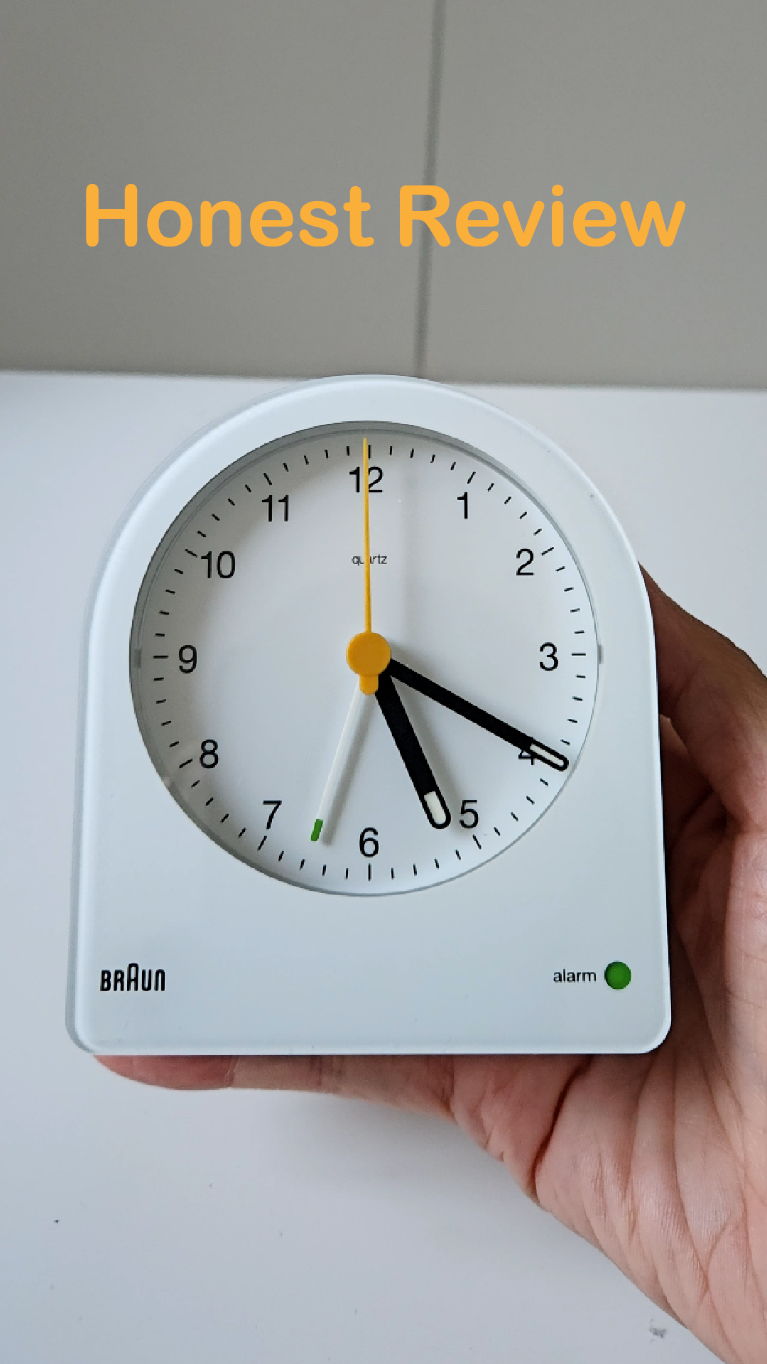 Watch Real Review - Braun Classic Analog Alarm Clock w/Snooze on