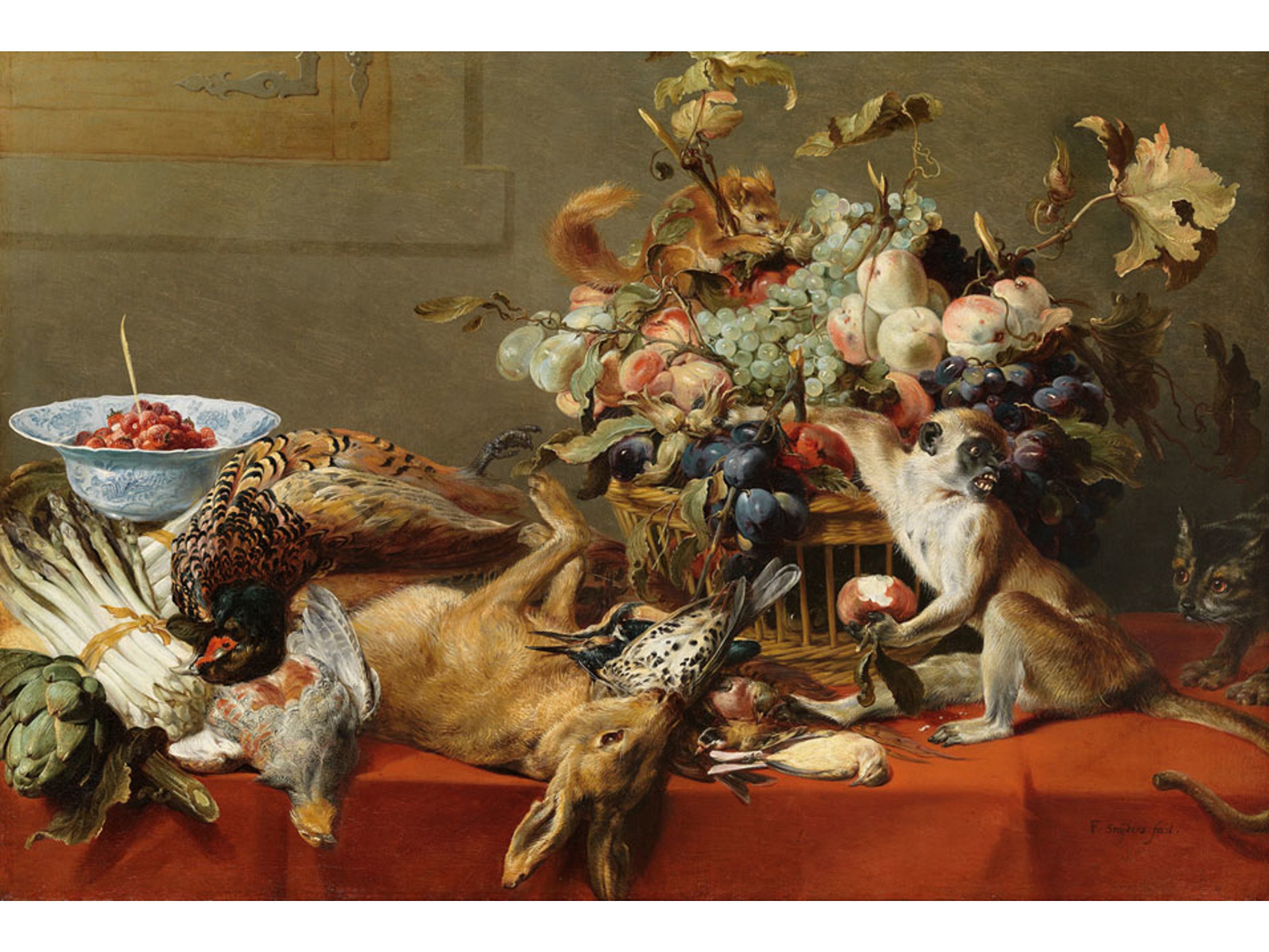 レオン・デ・スメット、NATURE MORTE AUX FRUITS ET FE A World Record