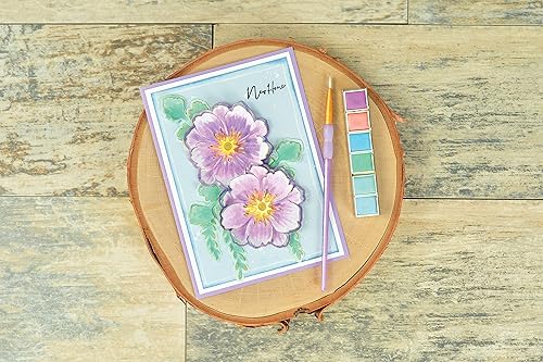 Miniatura 5 de Sizzix Thinlits Juego de troqueles de peonía, 13 unidades, multicolor