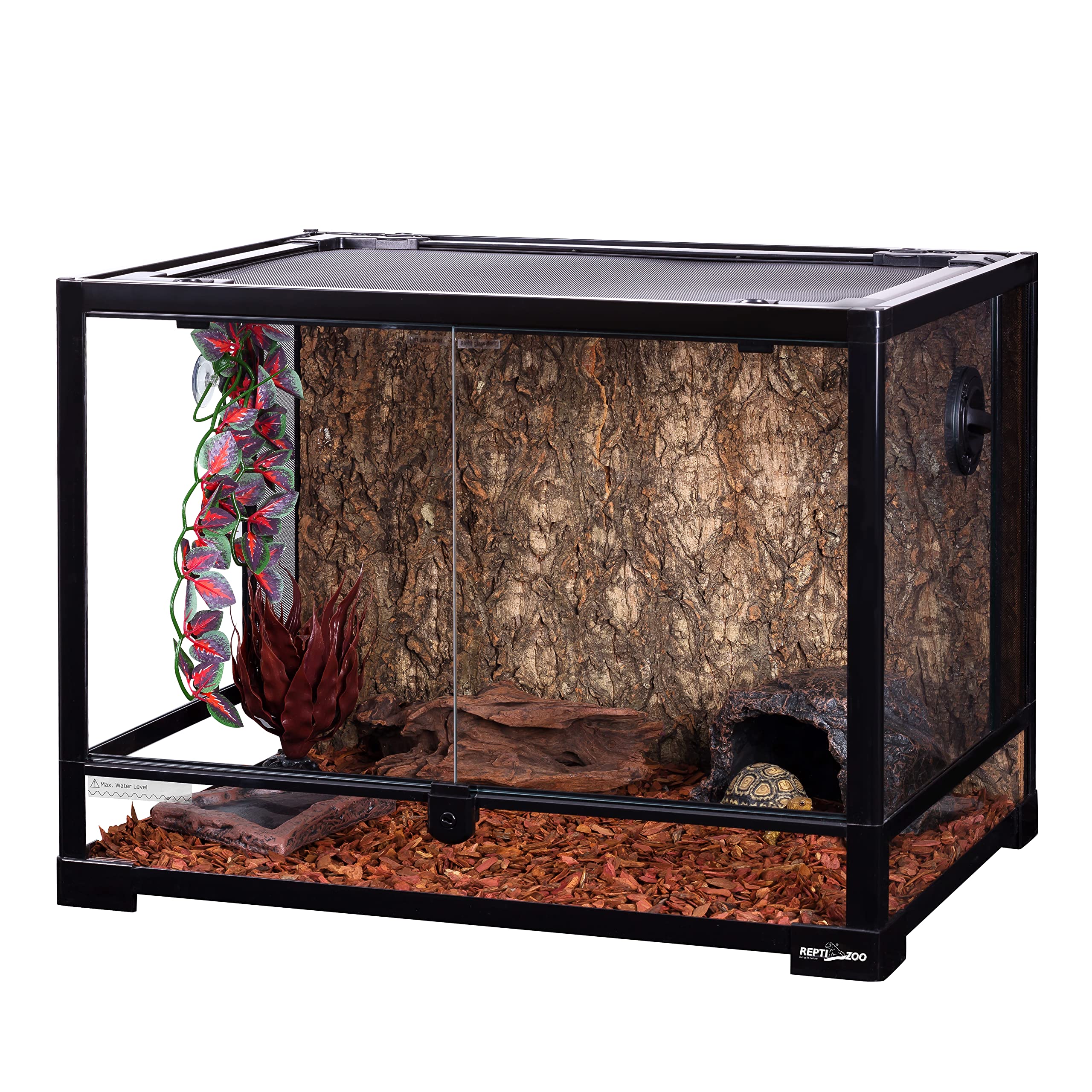 ReptiZoo Glas-Terrarium 60x45x45 cm, zerlegbar - verschickbar! (RK0107)