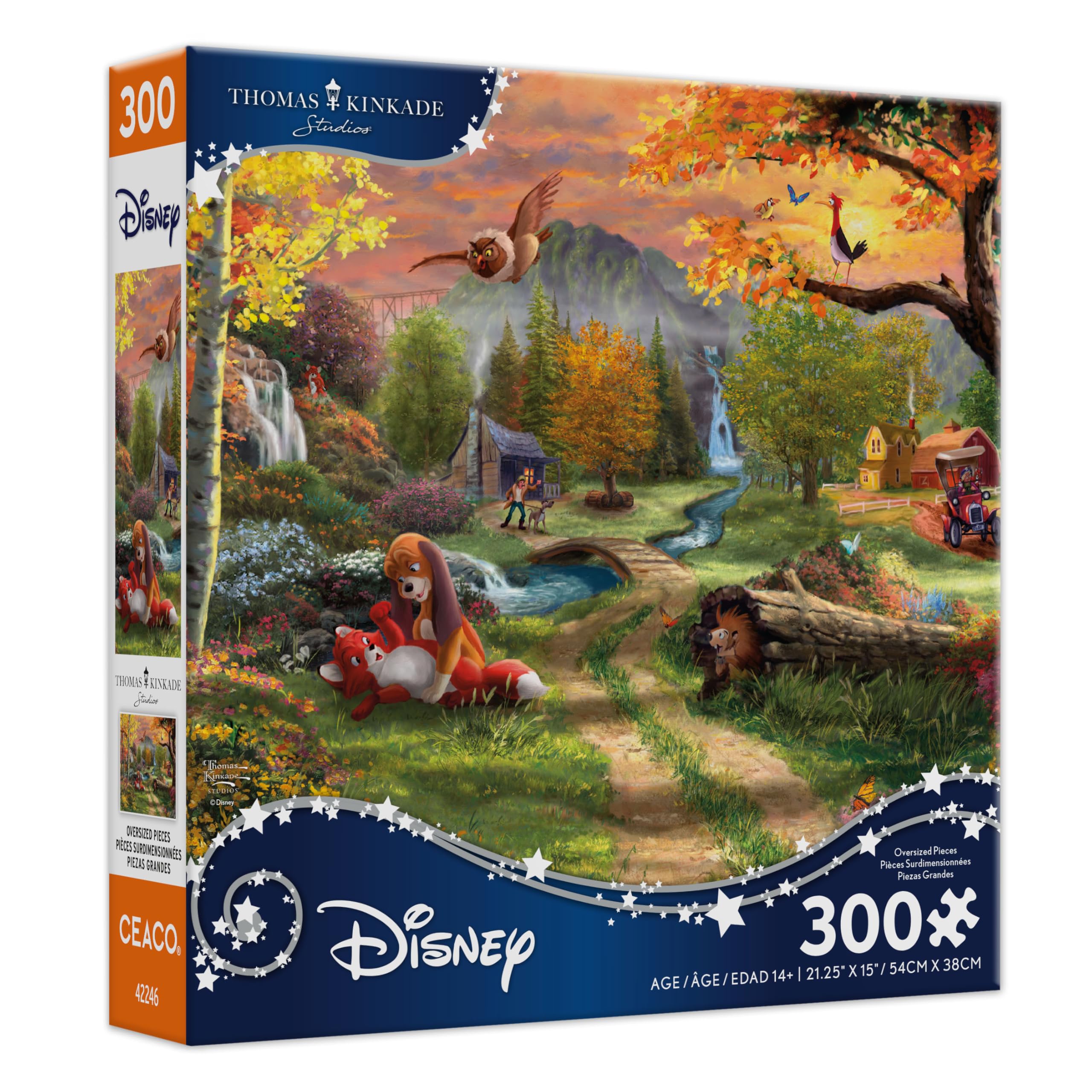Amazon.com: Ceaco - Thomas Kinkade Disney - The Fox and the Hound
