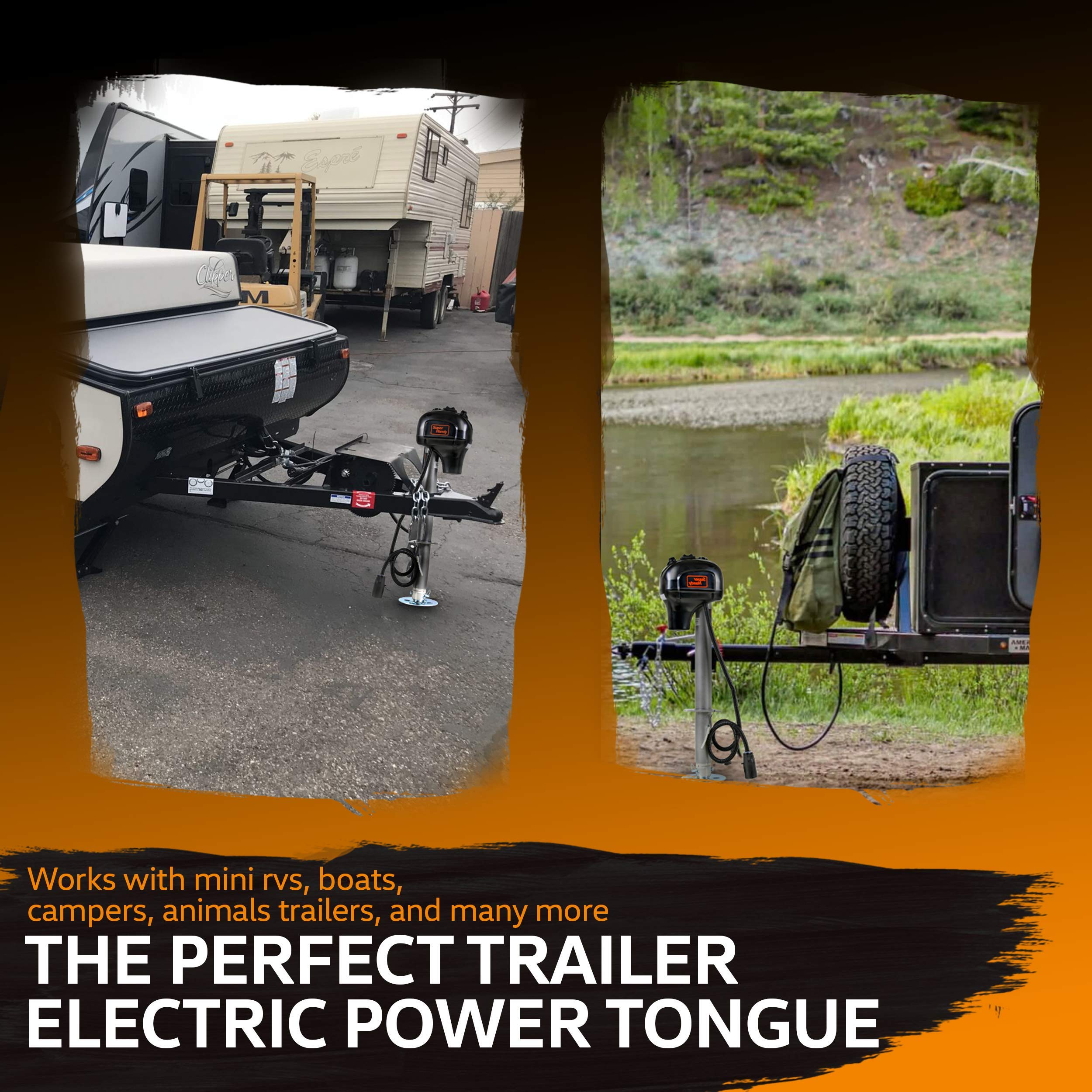 Kohree Electric Trailer Jack 3500lbs, Heavy Duty RV Electric Power