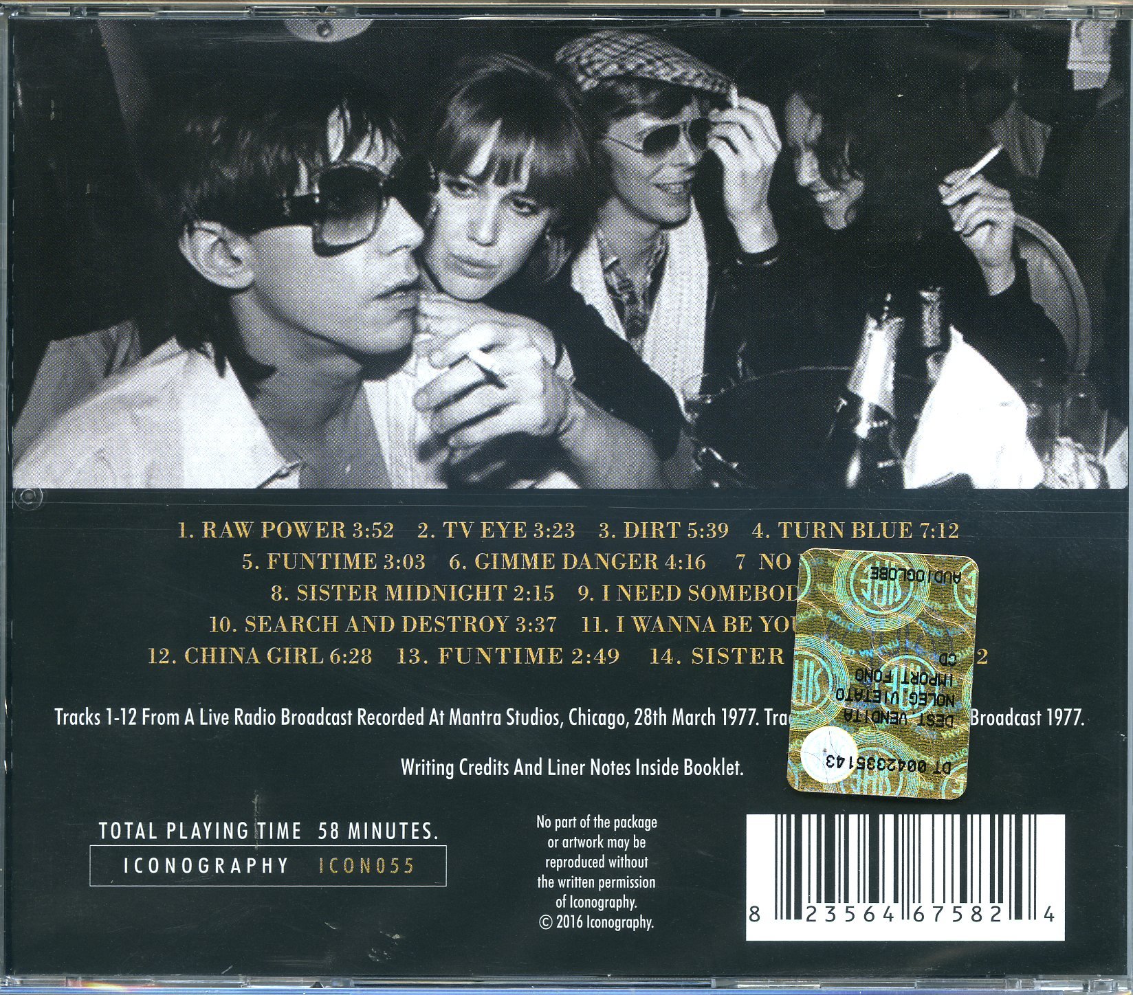 Mantra Studios Radio Broadcast Chicago 1977
