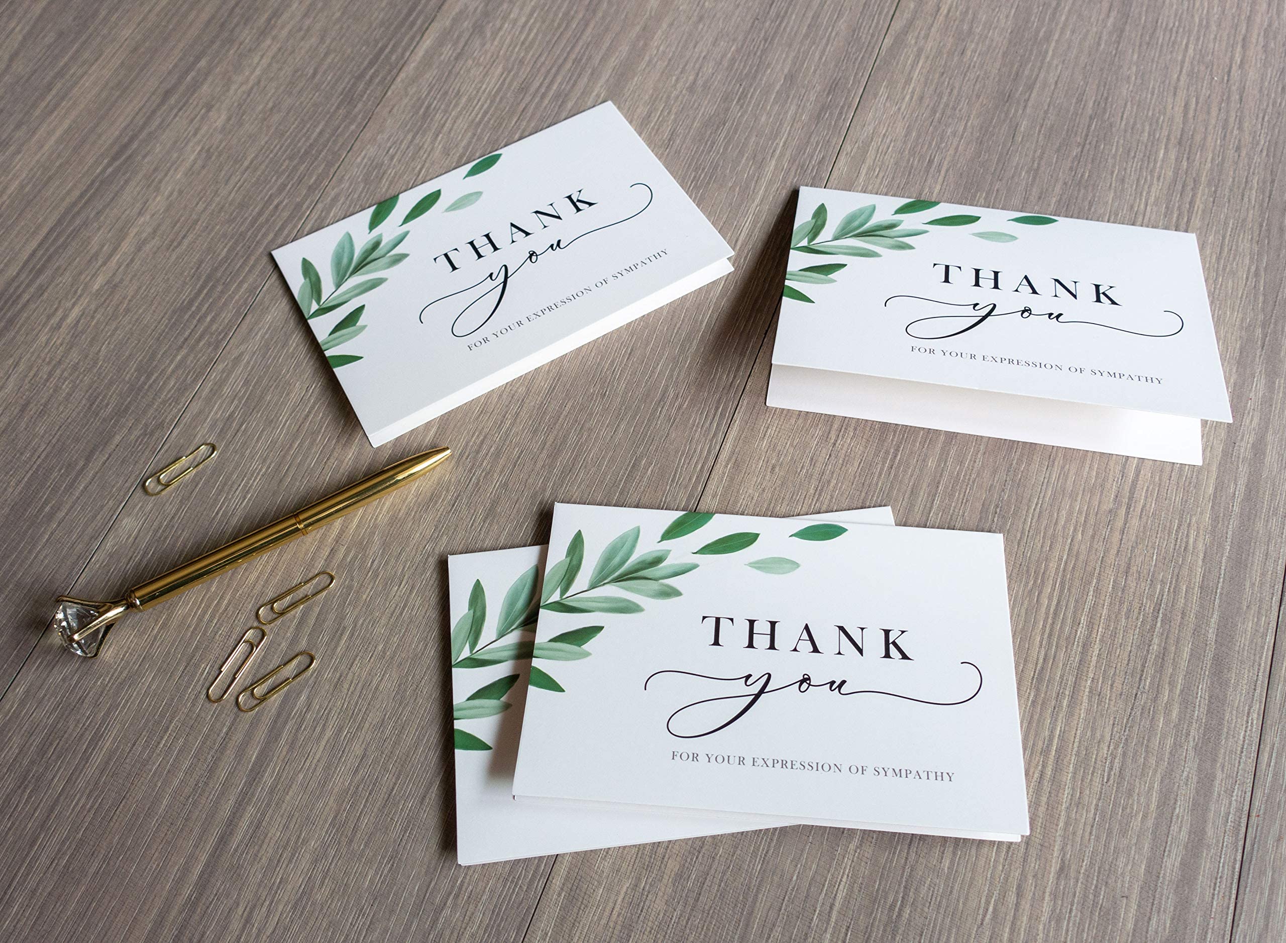 Snapklik.co : Gooji 4x6 Prairie Beyond Grateful Floral Thank You Cards