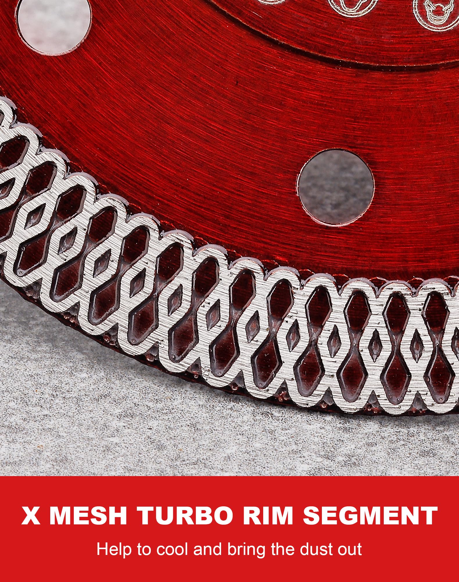 Casaverde 4"/105mm Diamond Disc Cutting Blade,Super Thin Tile Cutting Disc with Removable M14 Flange for Granite Marble Ceramic Tile - Image 4
