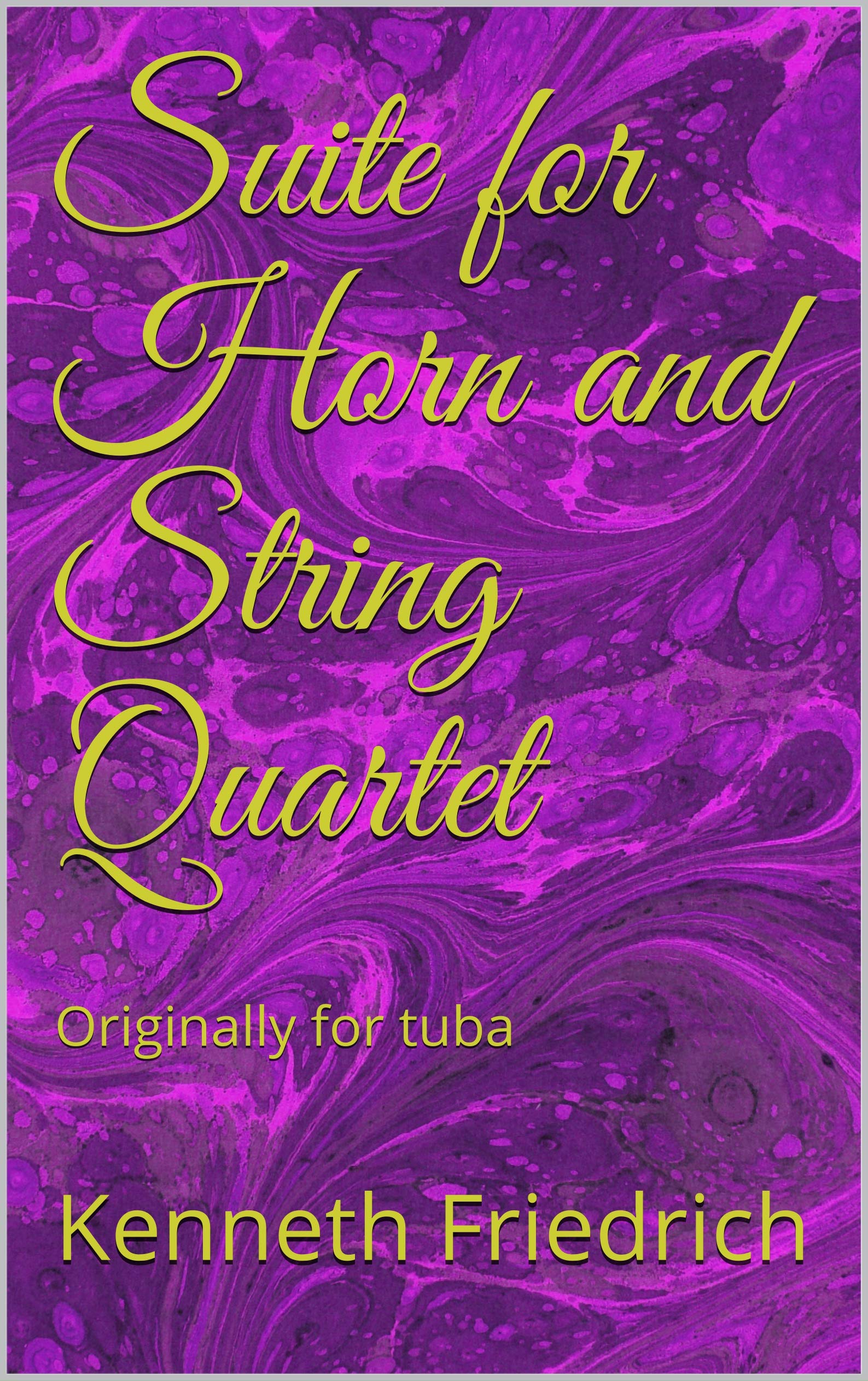 Suite for Horn and String Quartet livre de partition pour cor