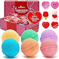 Vista 21 de Bombas de baño de superhéroes para niños con juguetes sorpresa en el interior (paquete de 12) – Bomba de burbujas grande, aromas afrutados, aromas