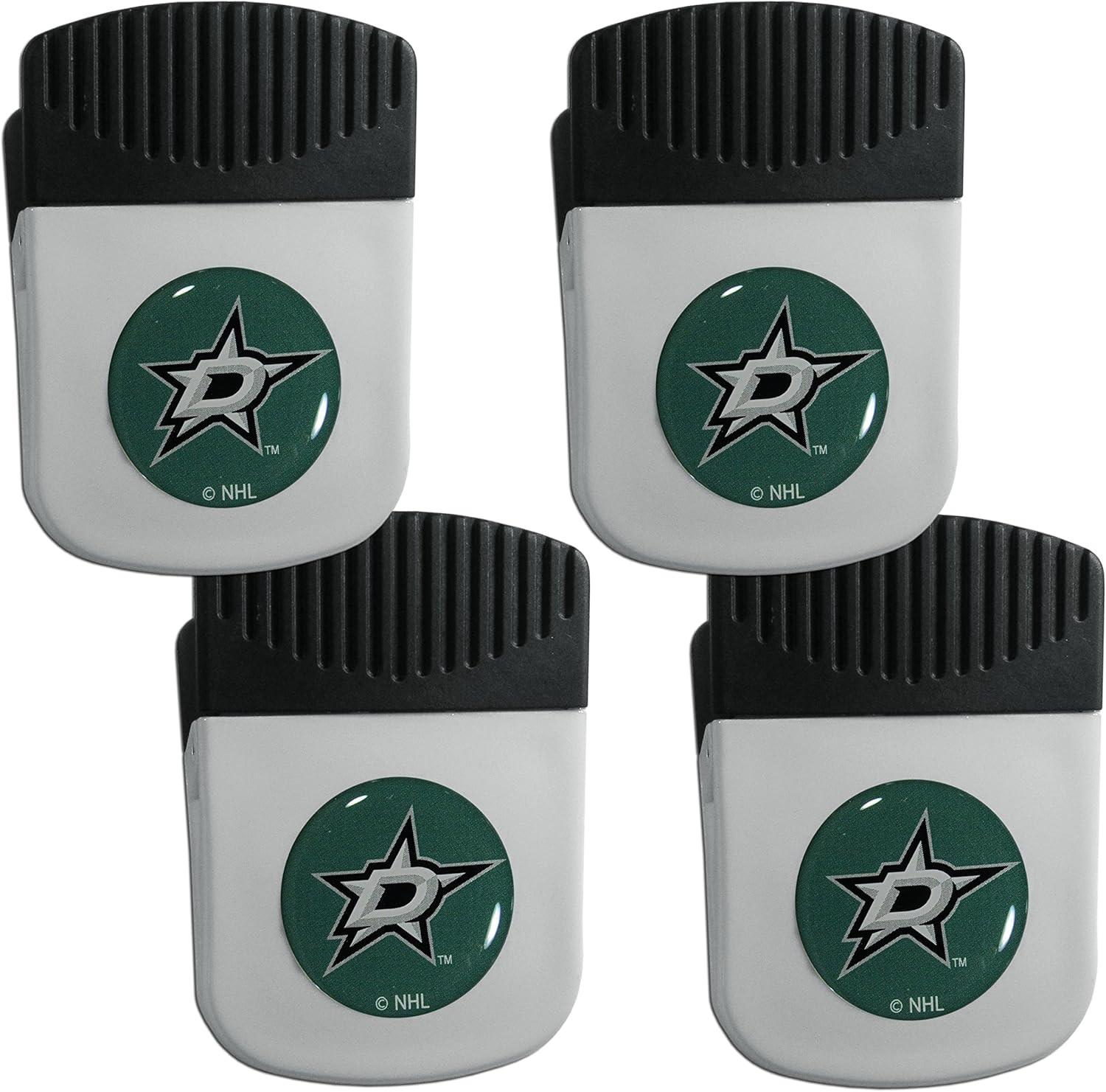 NHL Siskiyou Sports Fan Shop Dallas Stars Chip Clip Magnet 4 pack Team Color : Sports & Outdoors