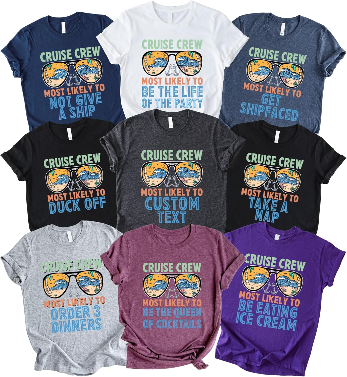 168 Quotes Most Likely to Cruise Shirt, Matching Family Cruise 2025 T-Shirt, Tee for Cruise Party, Family Vacation Outfit, Cruise Birthday Gift, First Cruise Gifts, Family Holiday Shirt Black