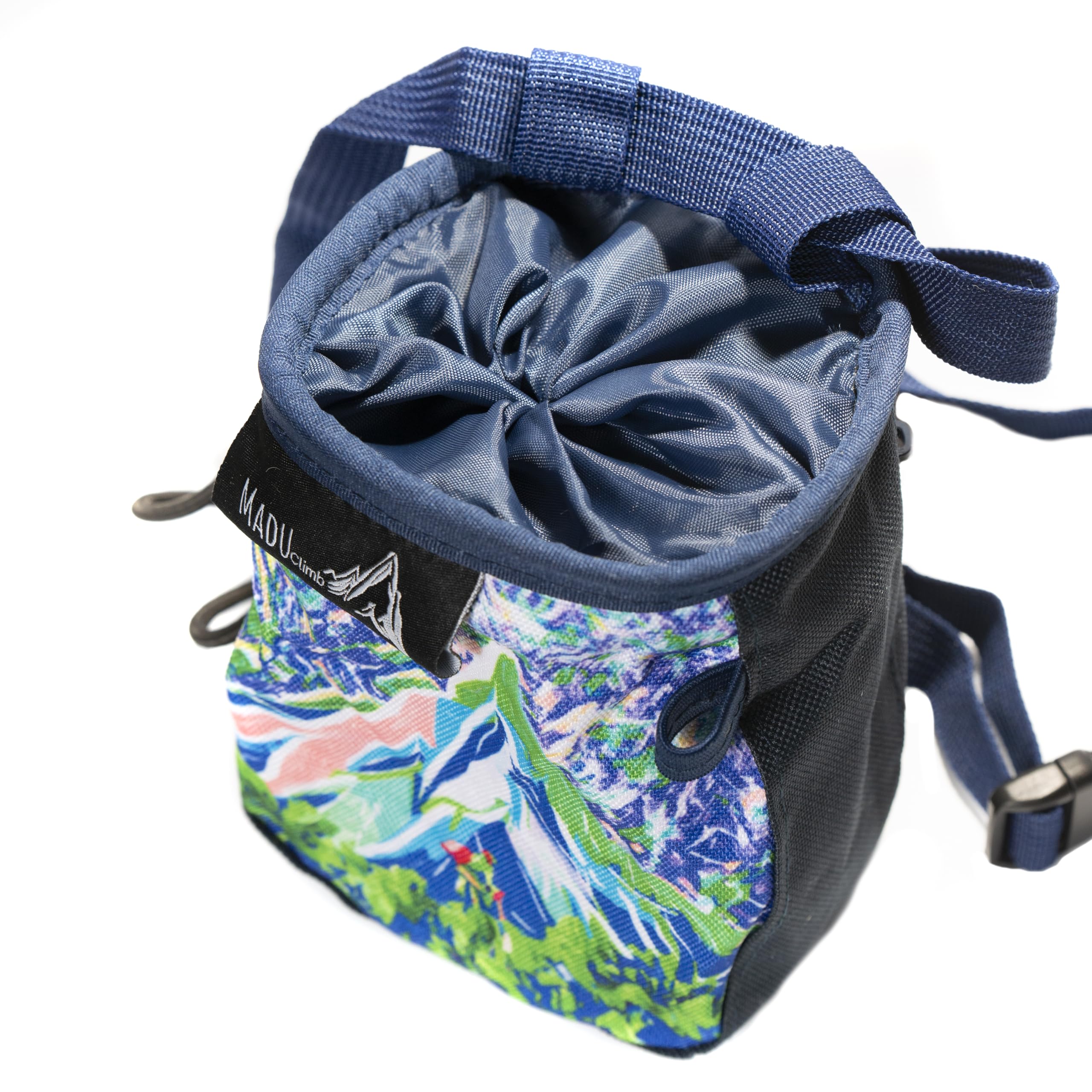 Sac à craie d'escalade Madu Climb (violet art)